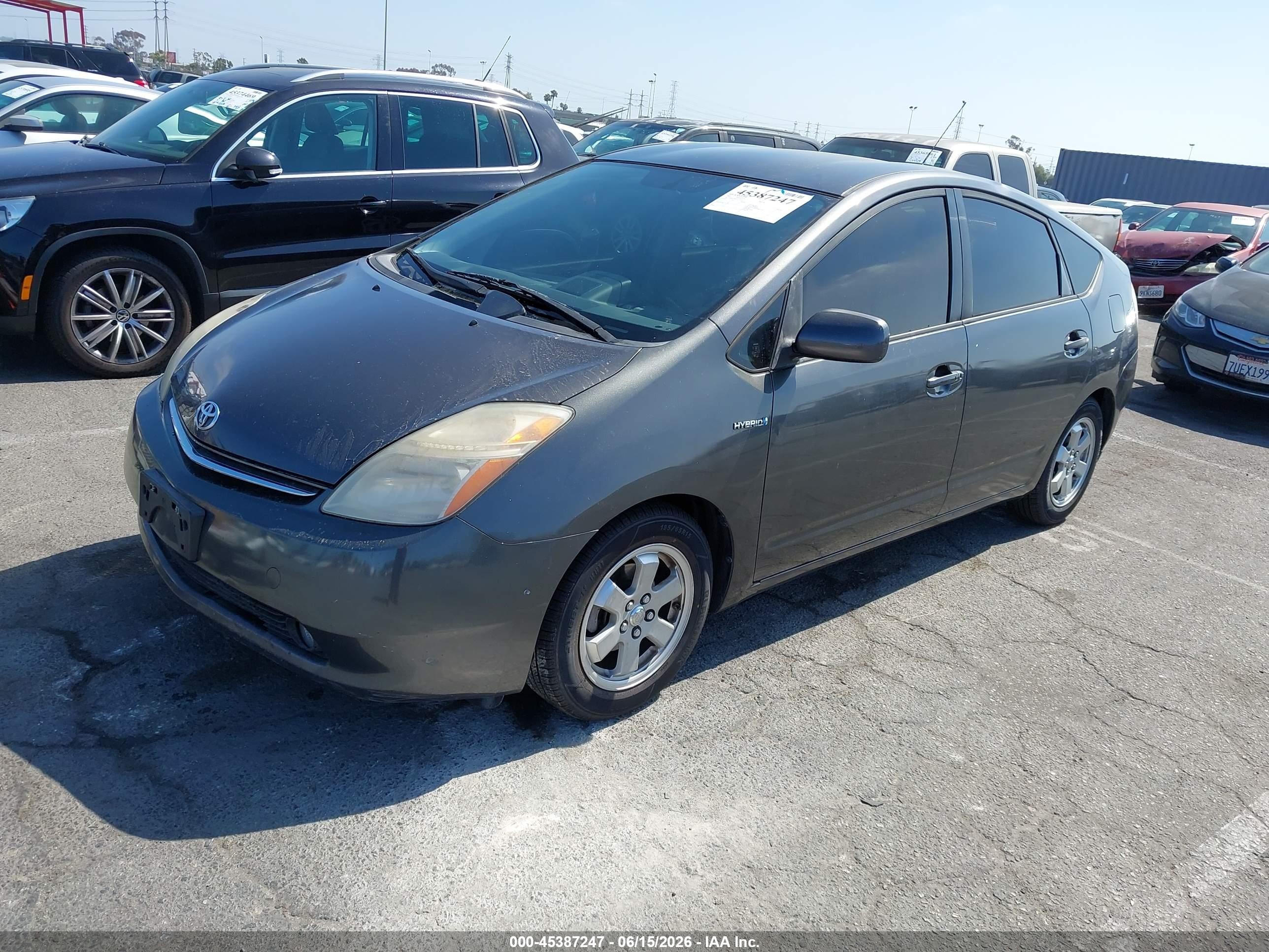 2007 Toyota Prius   Gray vin: JTDKB20U473211079