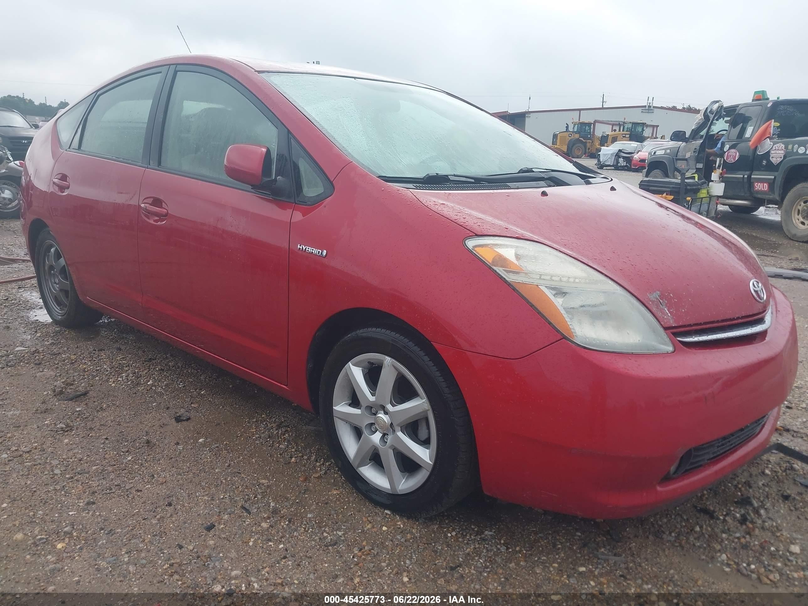 2007 Toyota Prius Touring Red vin: JTDKB20U473216928