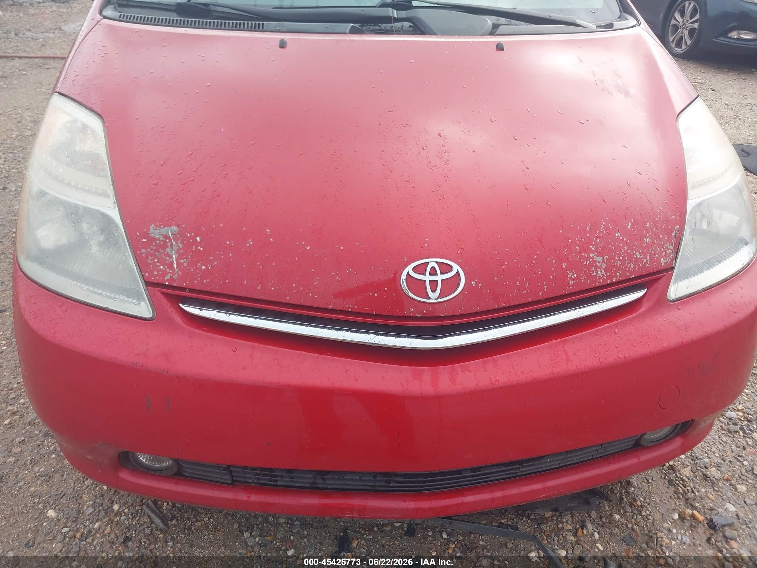 2007 Toyota Prius Touring Red vin: JTDKB20U473216928
