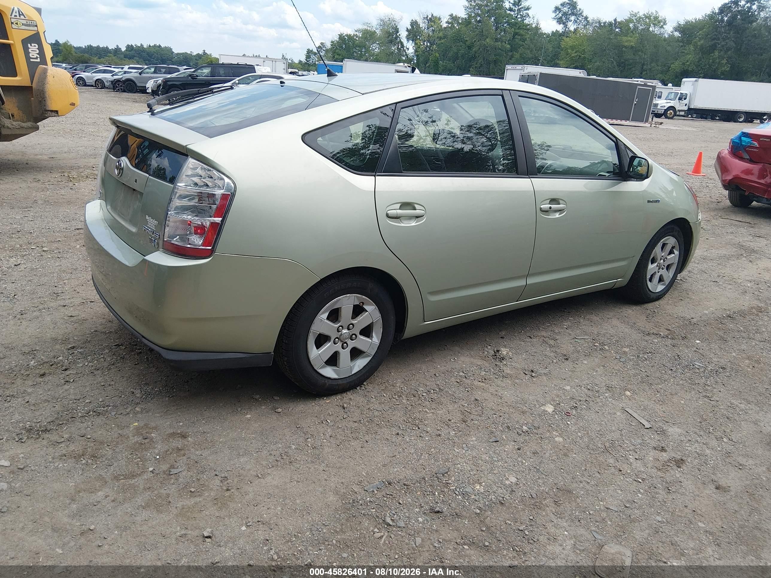 2007 Toyota Prius   Зеленый vin: JTDKB20U473233633