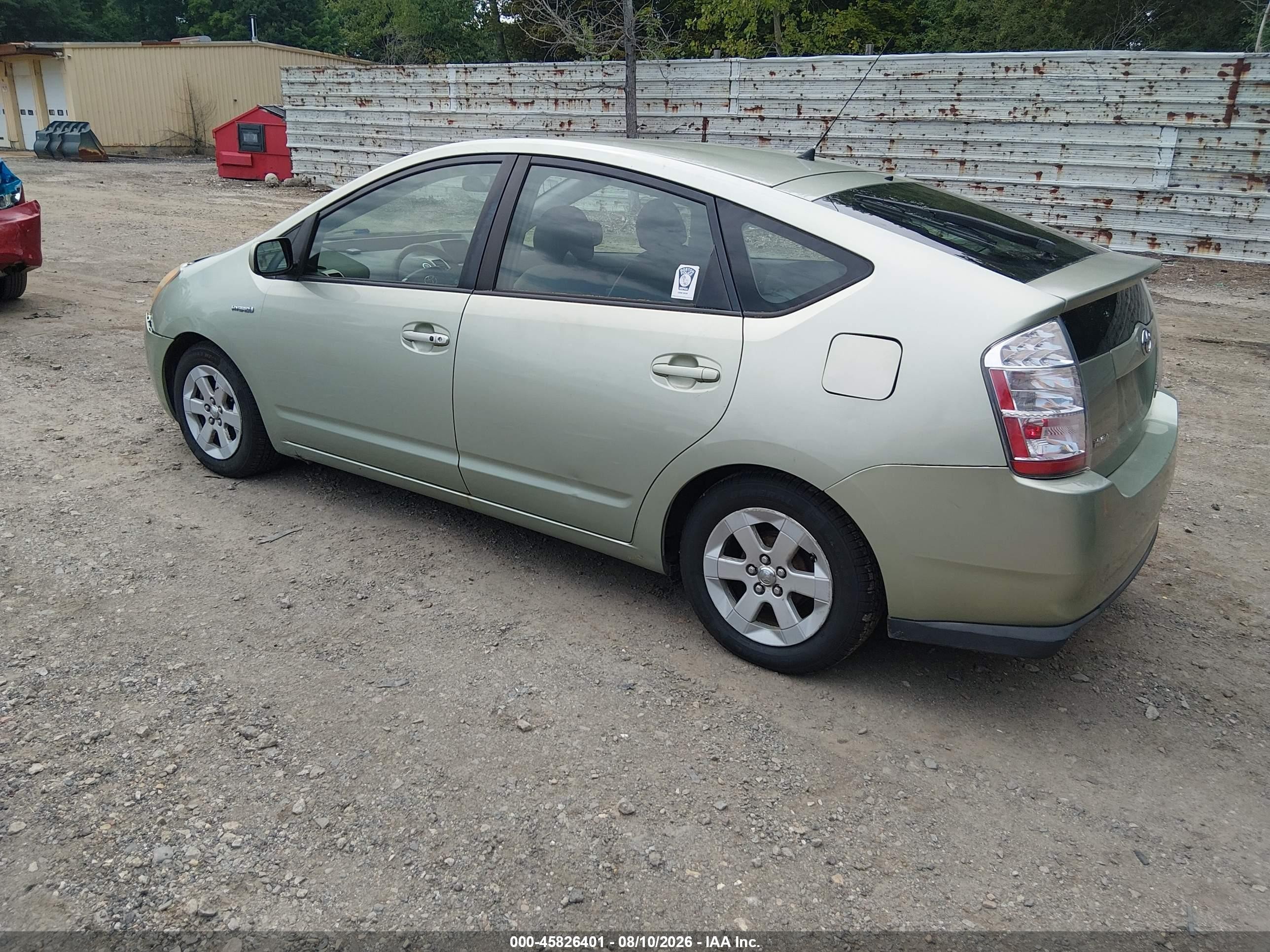2007 Toyota Prius   Зеленый vin: JTDKB20U473233633