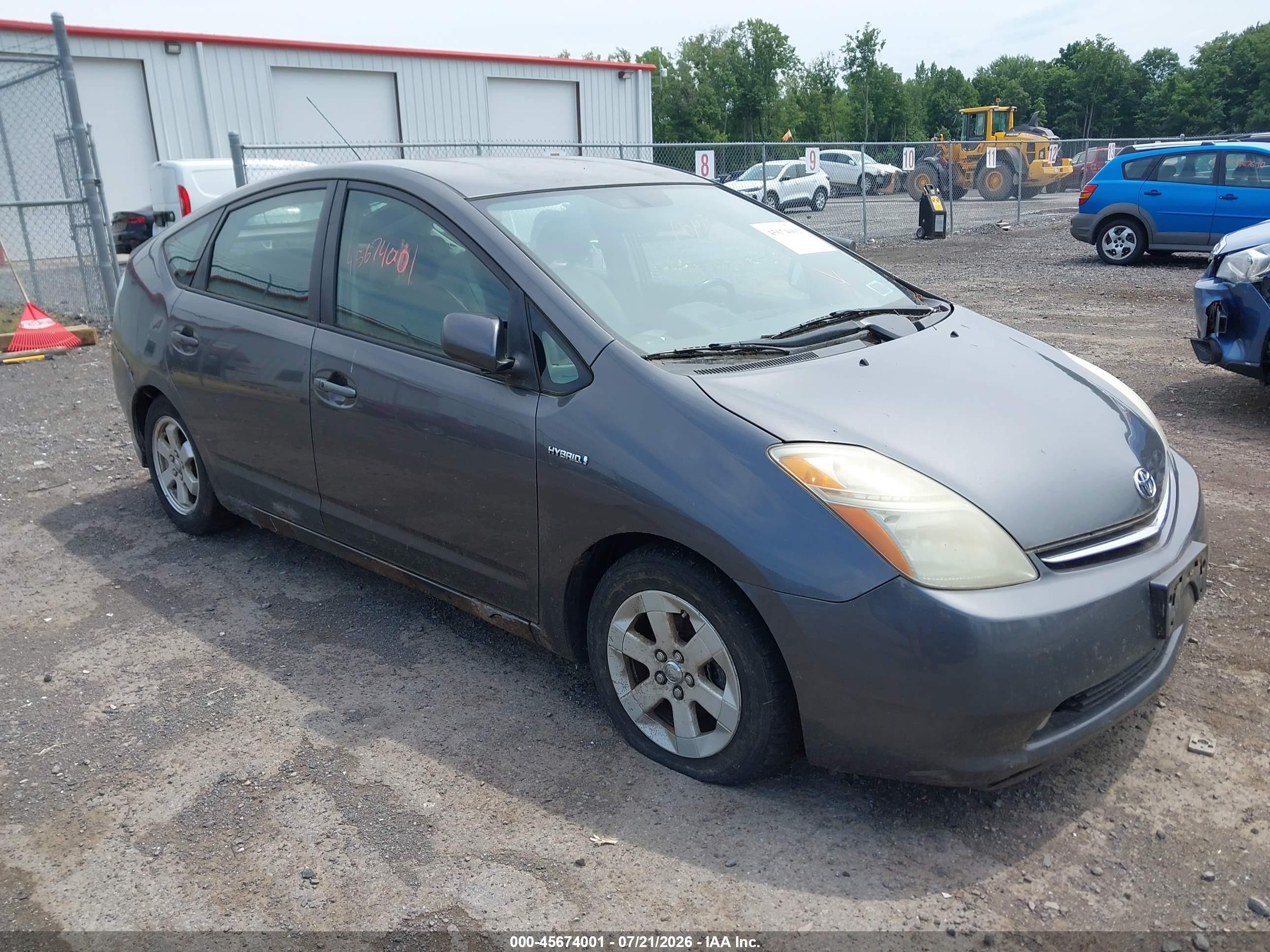 2007 Toyota Prius   Gray vin: JTDKB20U473257978