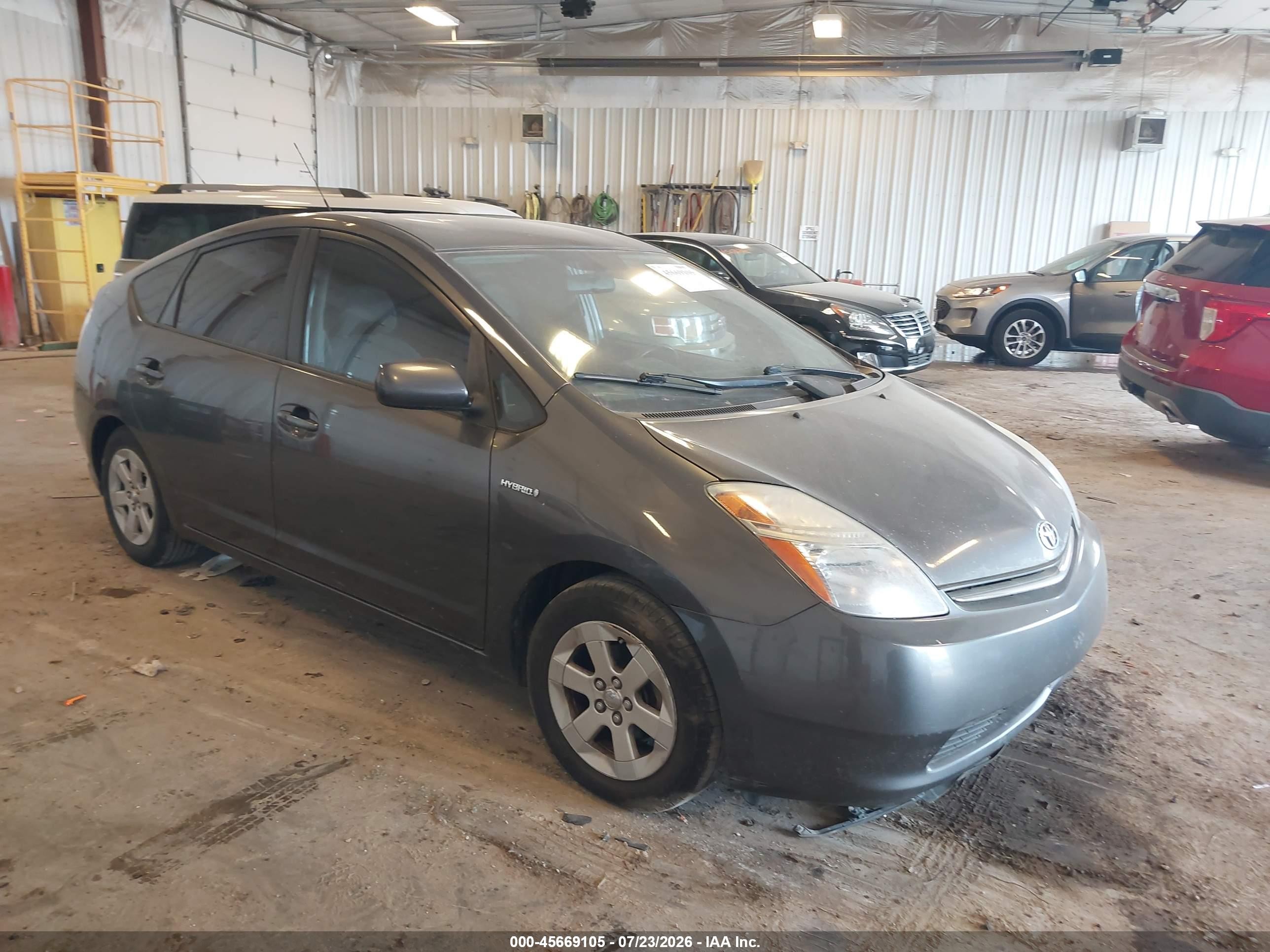 2007 Toyota Prius   Gray vin: JTDKB20U473263330