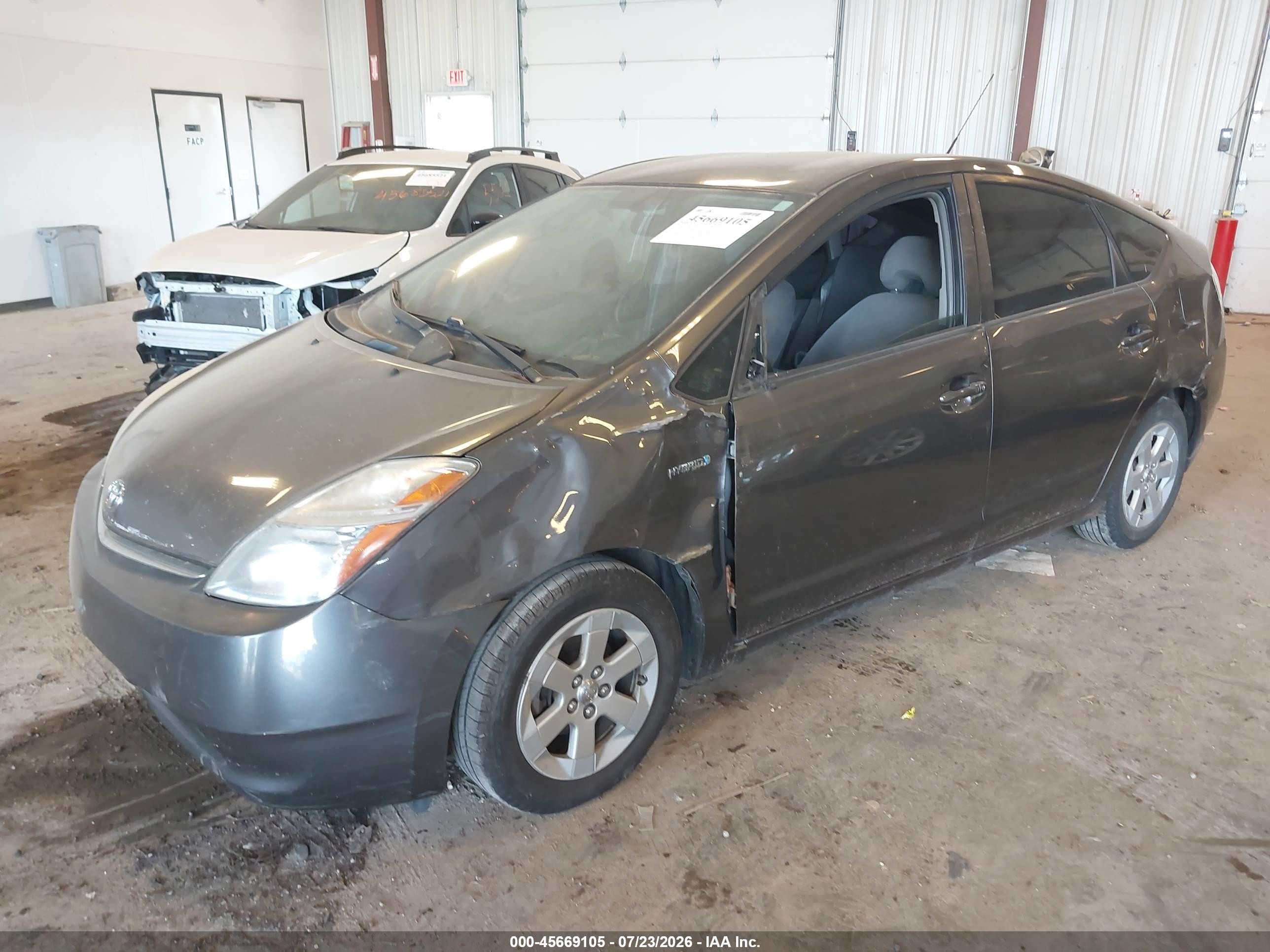 2007 Toyota Prius   Gray vin: JTDKB20U473263330