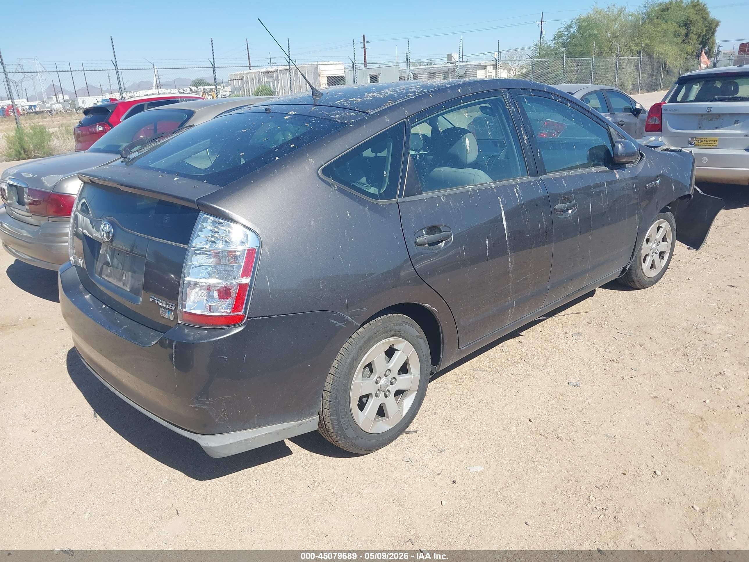 2007 Toyota Prius   Серый vin: JTDKB20U473268138