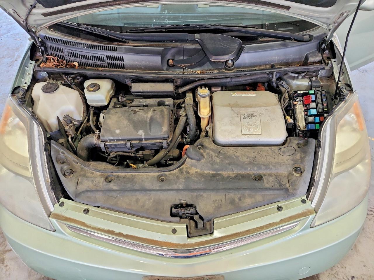 2007 Toyota Prius Base Green vin: JTDKB20U473270164