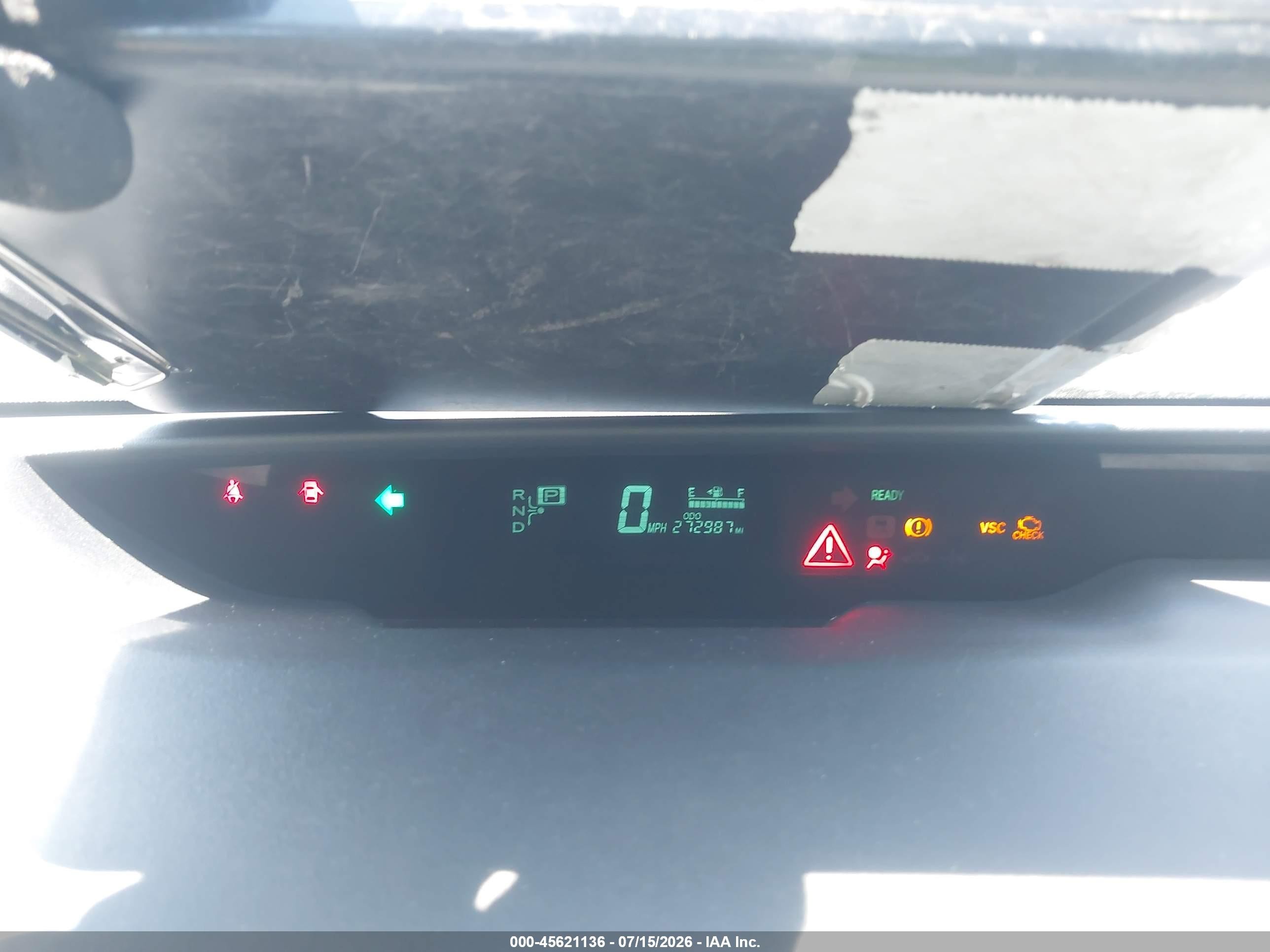 2007 Toyota Prius Touring Black vin: JTDKB20U473274487