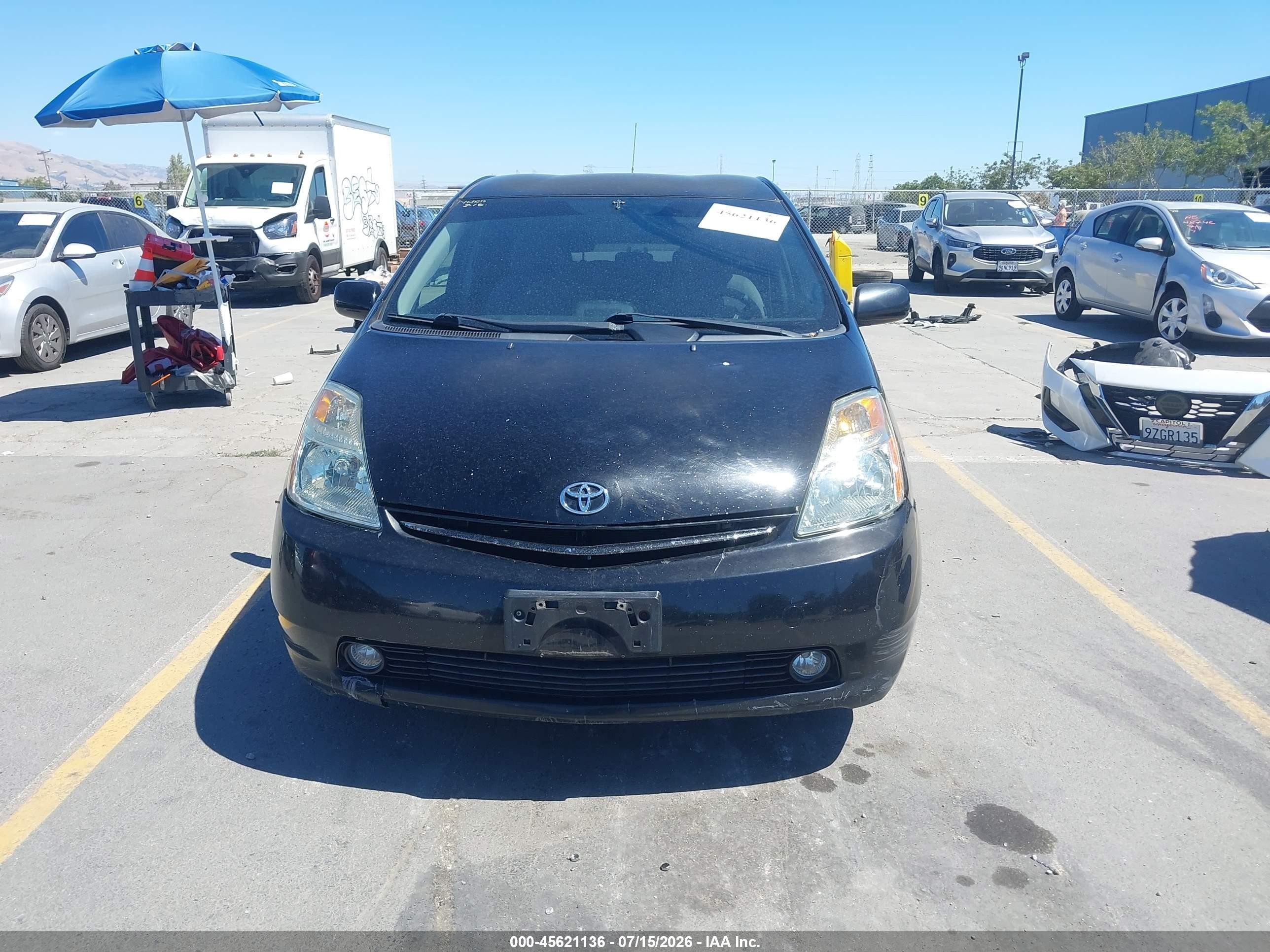 2007 Toyota Prius Touring Black vin: JTDKB20U473274487