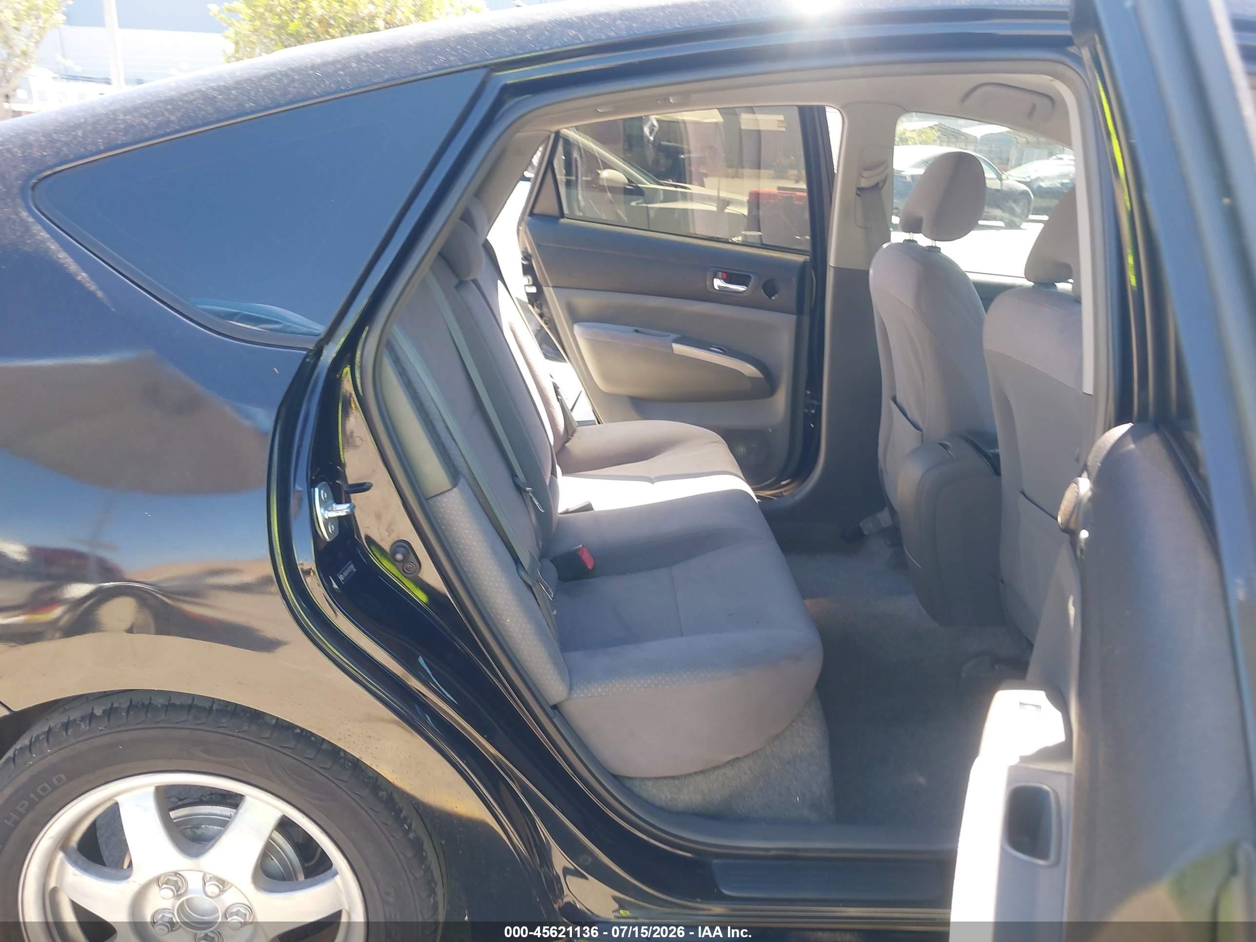 2007 Toyota Prius Touring Black vin: JTDKB20U473274487