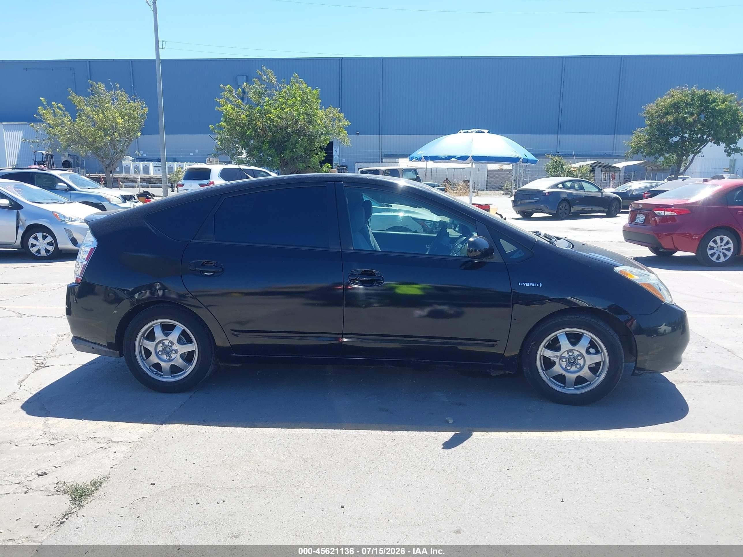 2007 Toyota Prius Touring Black vin: JTDKB20U473274487