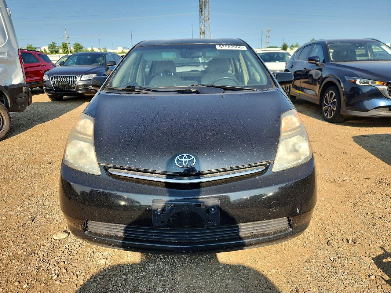 2007 Toyota Prius Base Black vin: JTDKB20U473288308