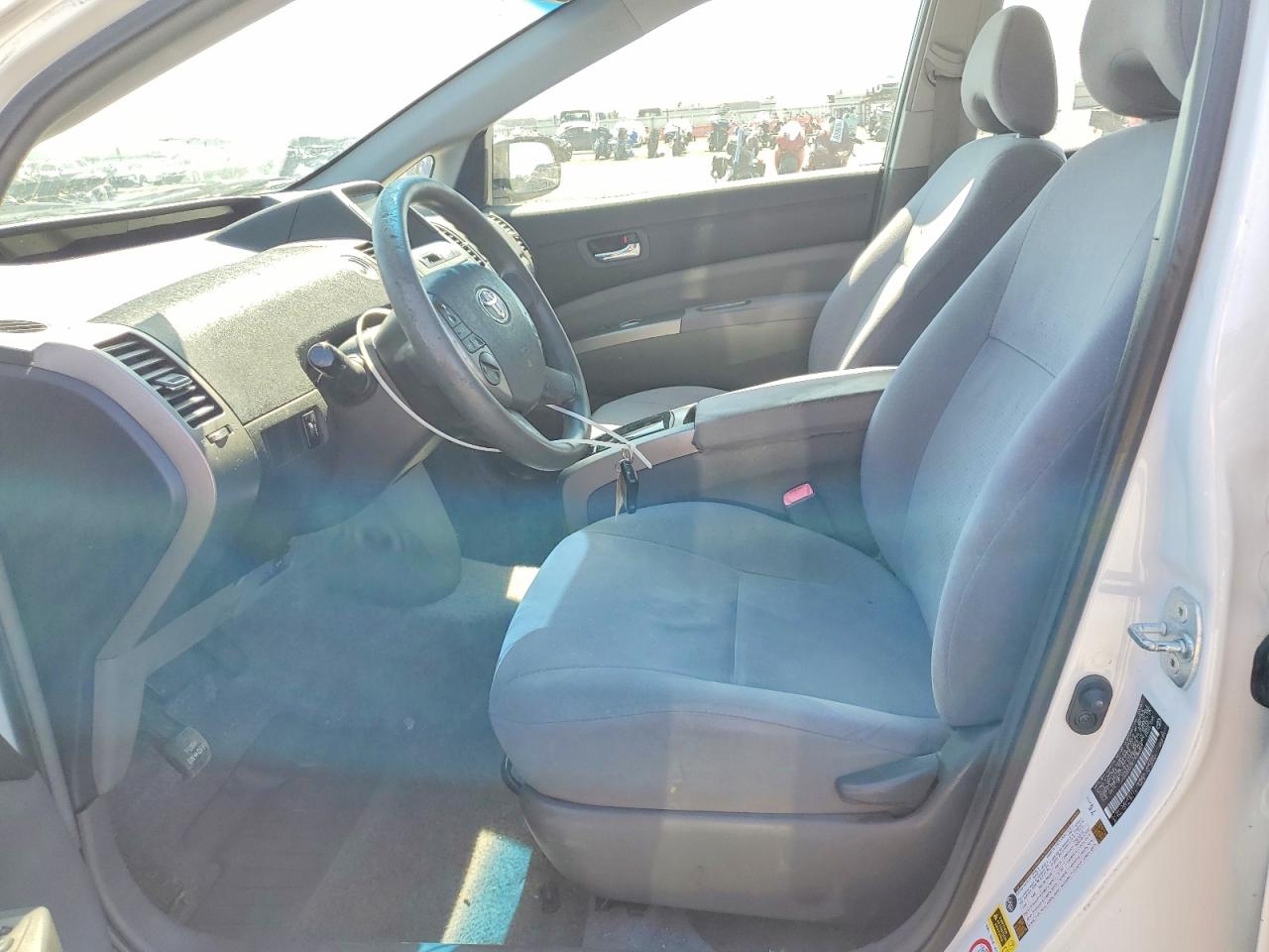 2007 Toyota Prius Base Белый vin: JTDKB20U477088859