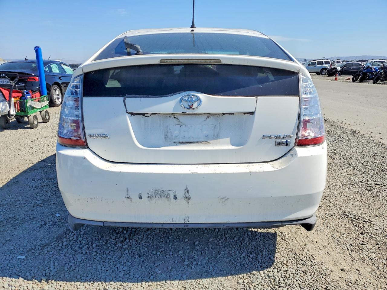 2007 Toyota Prius Base Белый vin: JTDKB20U477088859