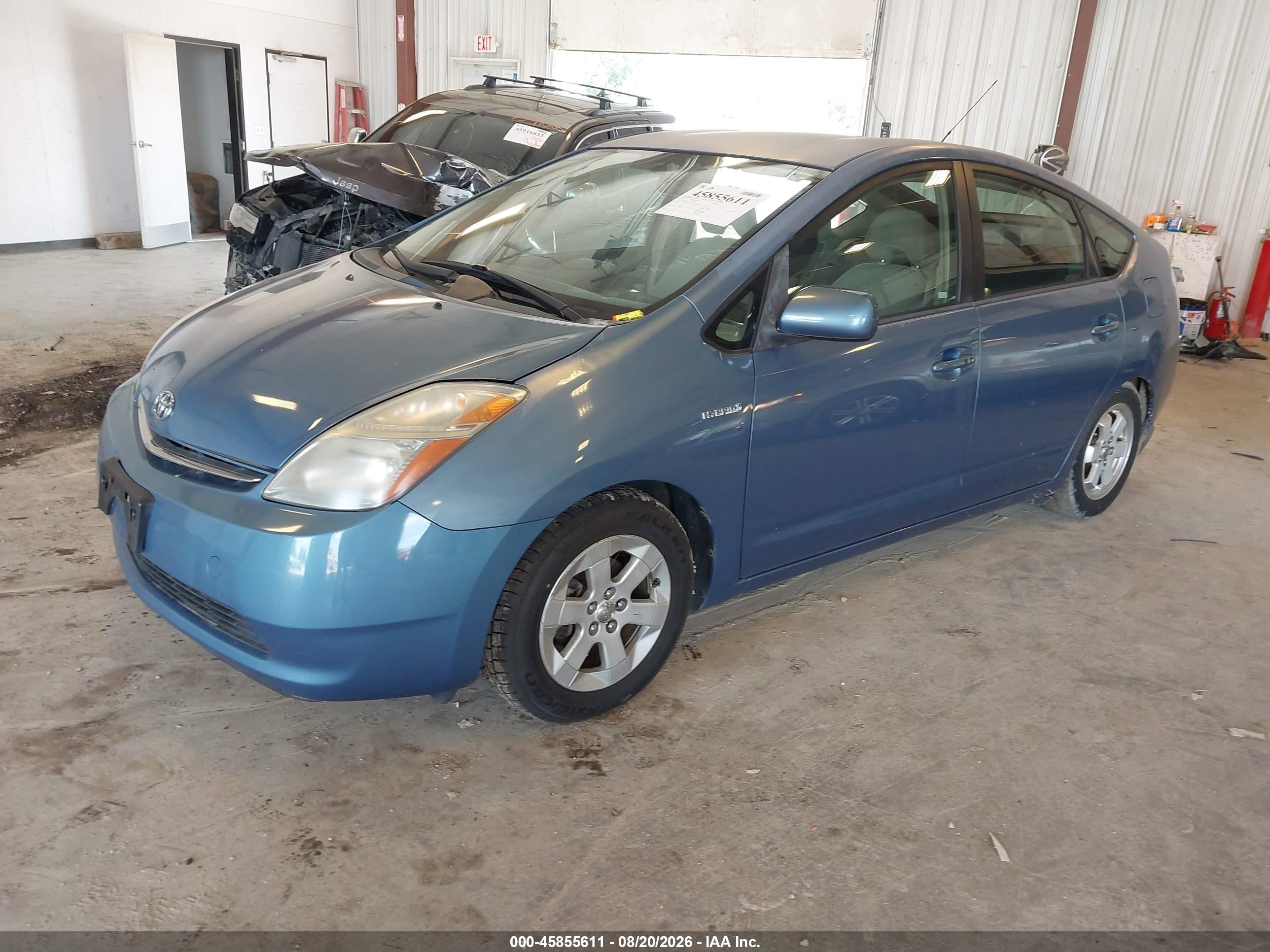 2007 Toyota Prius   Blue vin: JTDKB20U477556007
