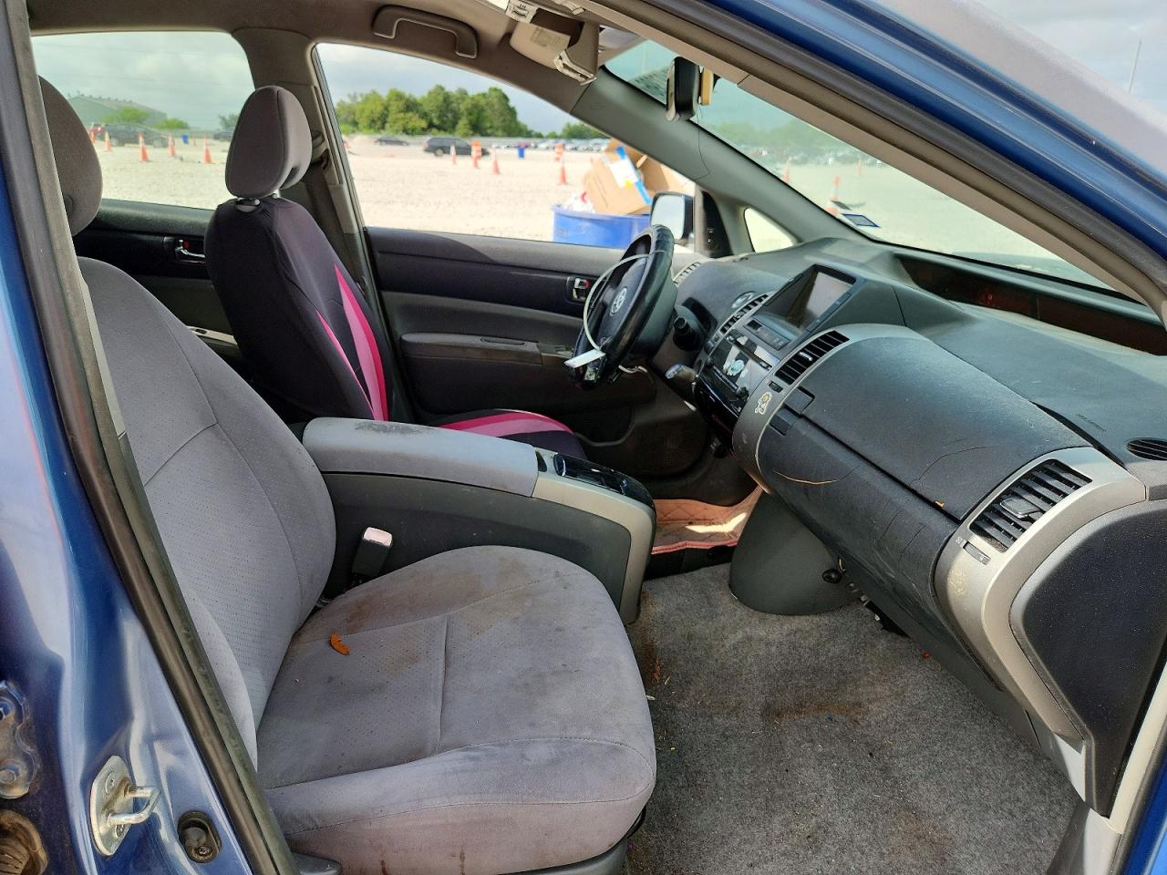 2007 Toyota Prius Base Blue vin: JTDKB20U477556248