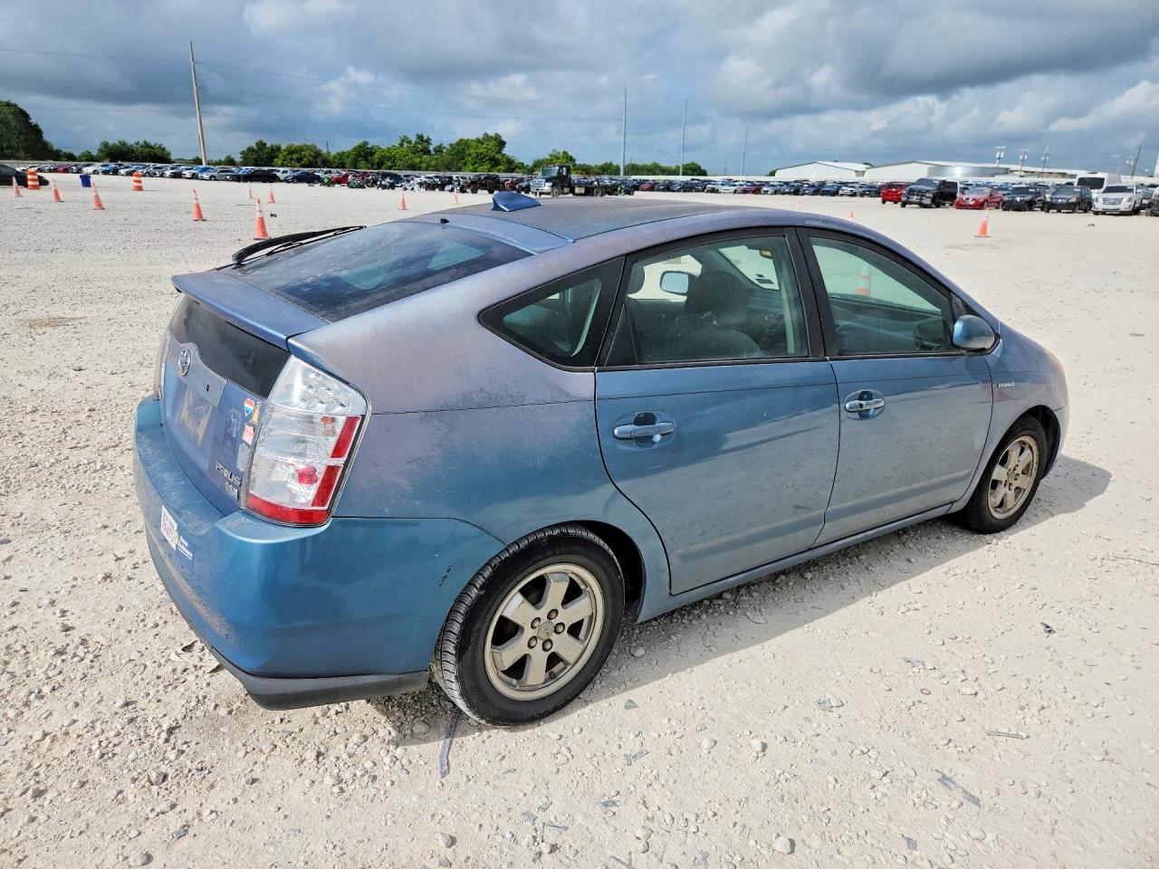 2007 Toyota Prius Base Blue vin: JTDKB20U477556248