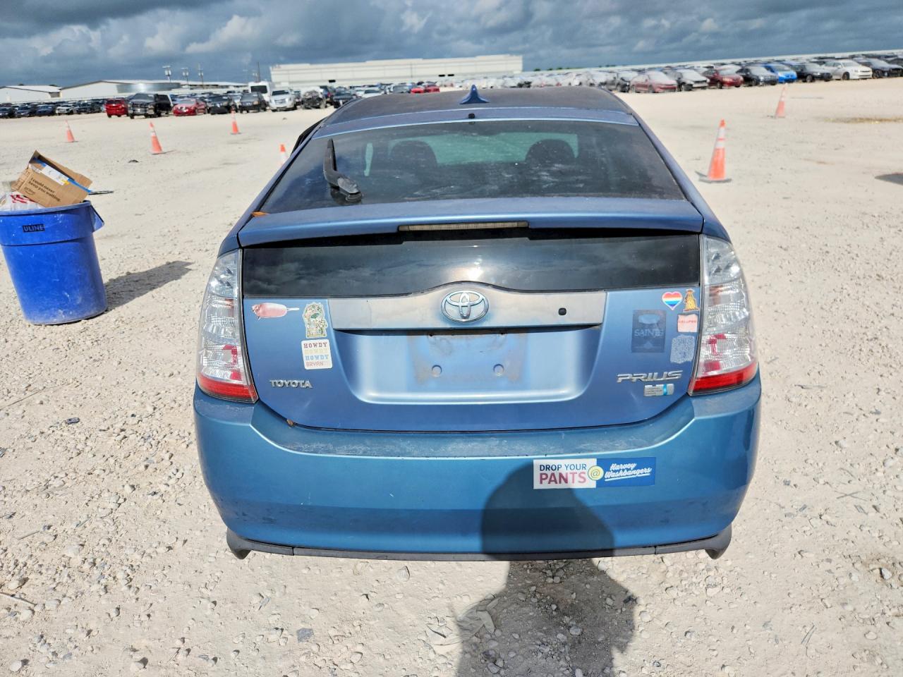 2007 Toyota Prius Base Blue vin: JTDKB20U477556248