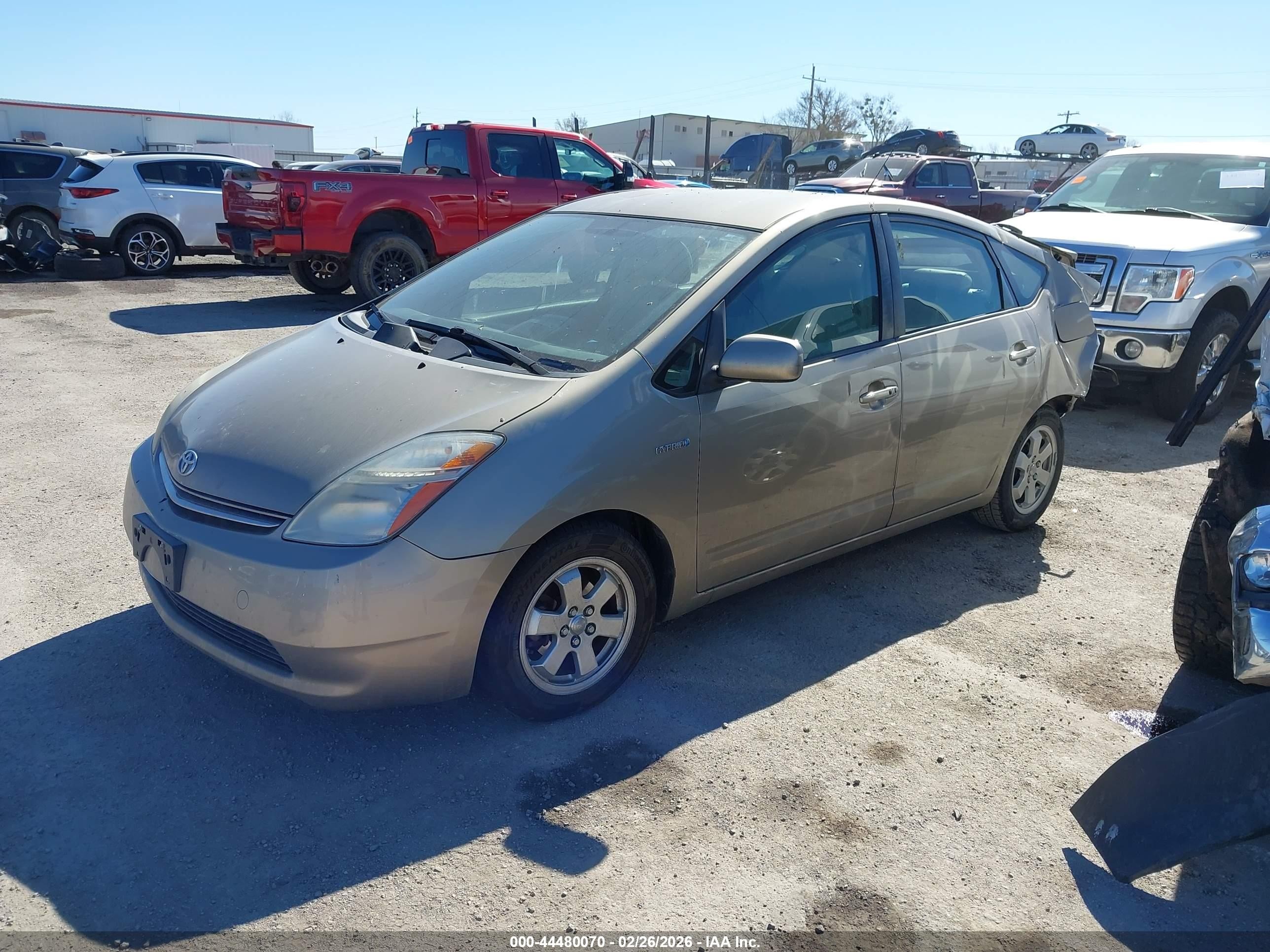 2007 Toyota Prius Золотой vin: JTDKB20U477556735