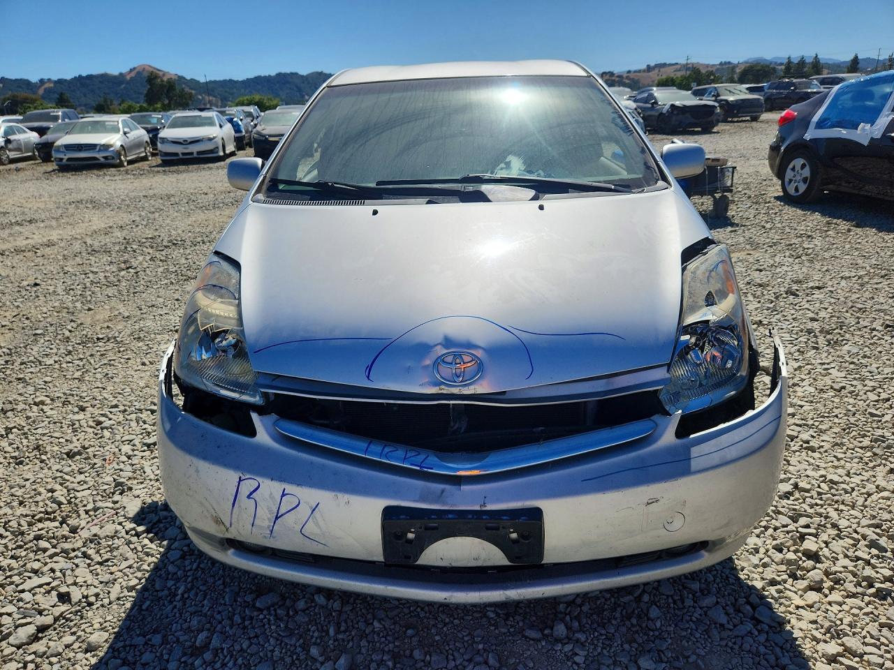 2007 Toyota Prius Touring Gray vin: JTDKB20U477559148