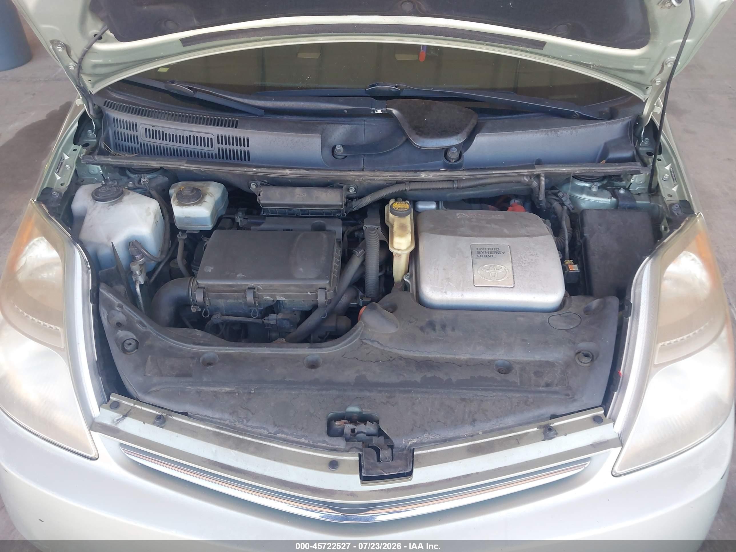 2007 Toyota Prius   Зеленый vin: JTDKB20U477562440