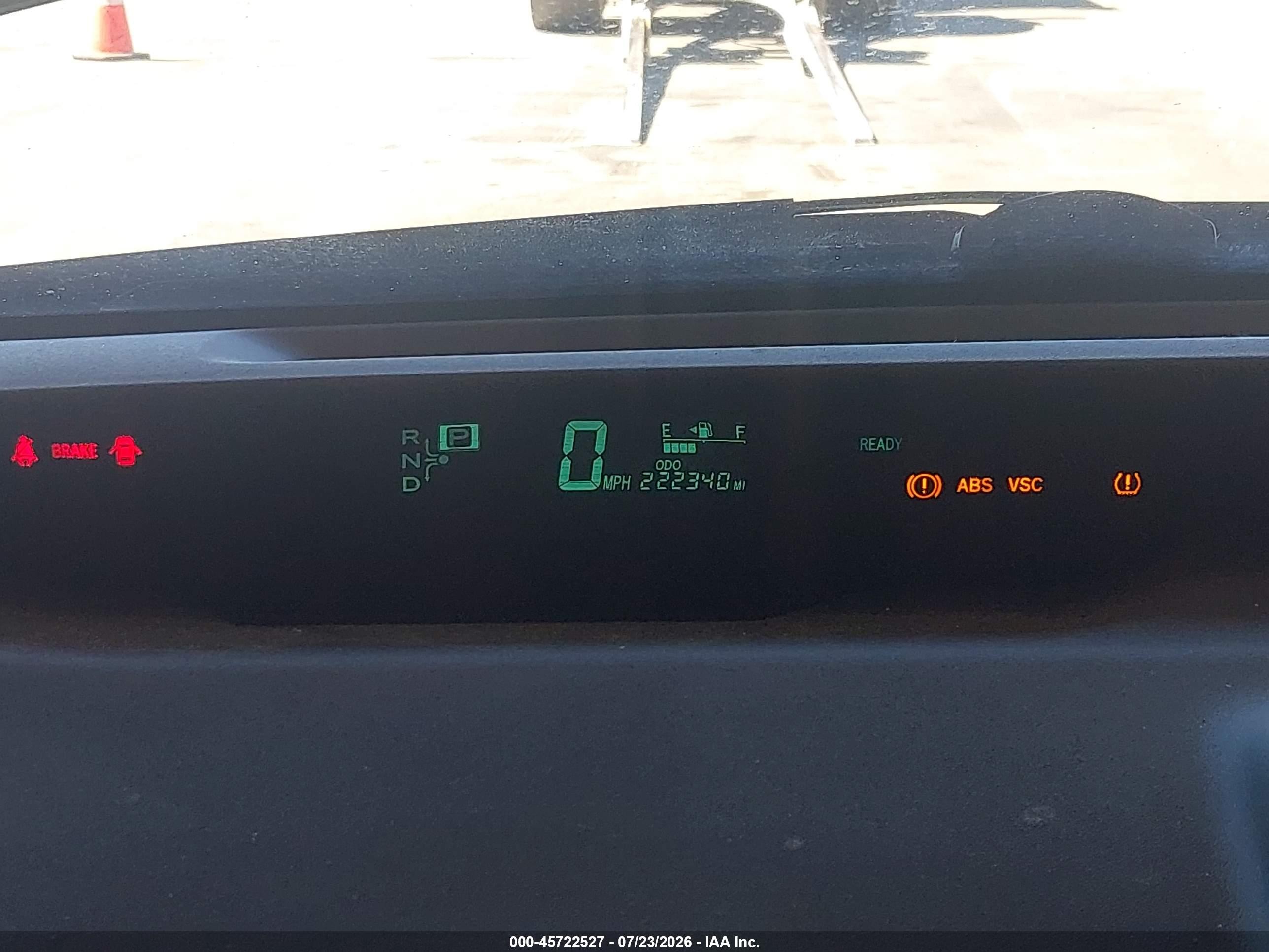 2007 Toyota Prius   Зеленый vin: JTDKB20U477562440