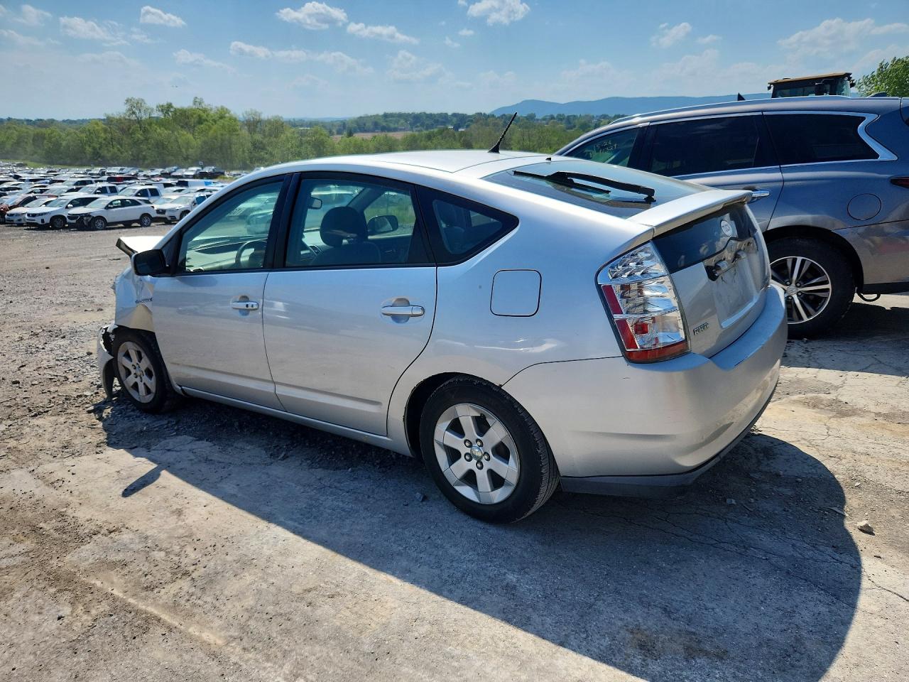 2007 Toyota Prius Base Silver vin: JTDKB20U477563233