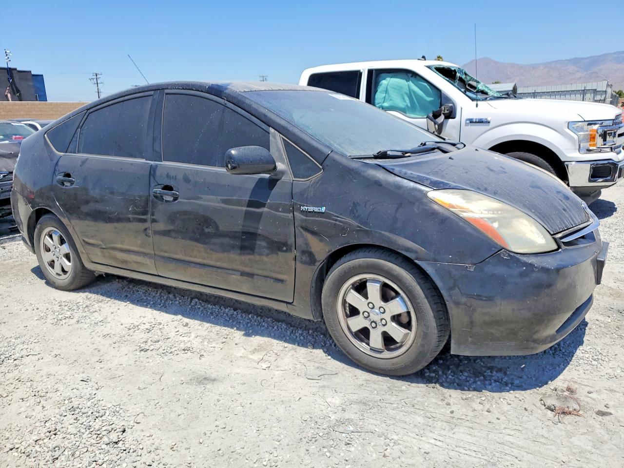 2007 Toyota Prius Base Black vin: JTDKB20U477564303