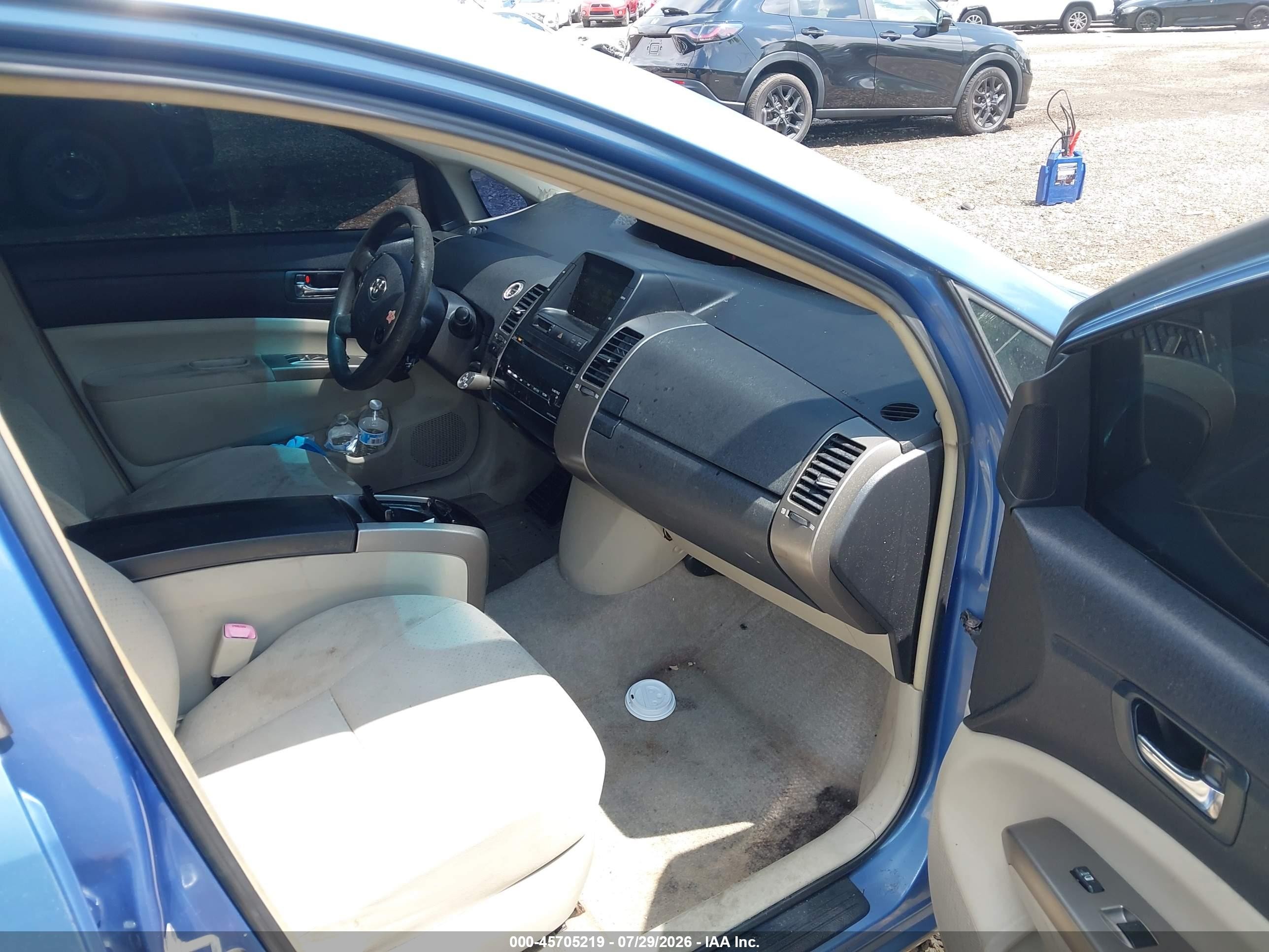 2007 Toyota Prius   Blue vin: JTDKB20U477575673