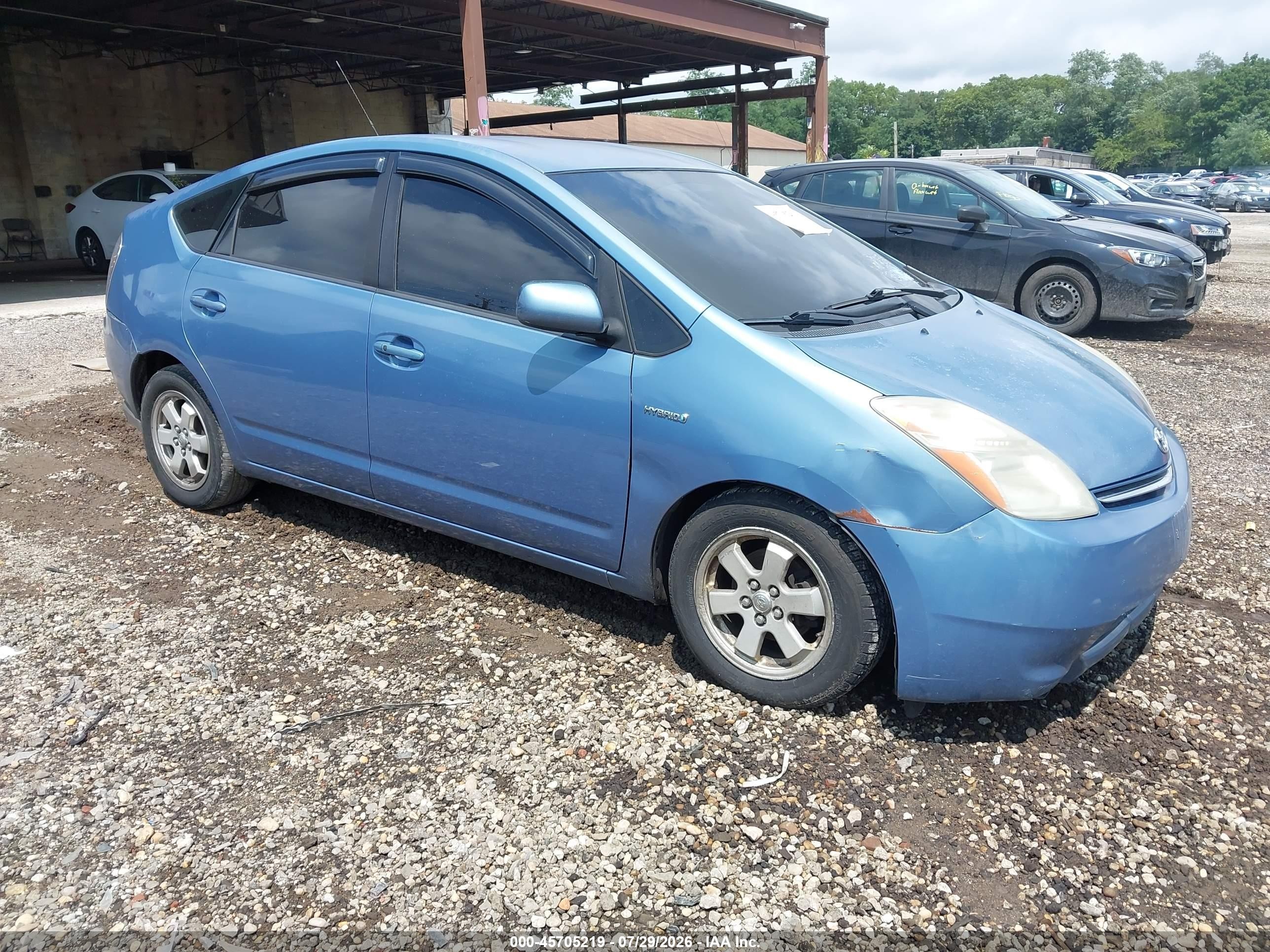 2007 Toyota Prius   Blue vin: JTDKB20U477575673