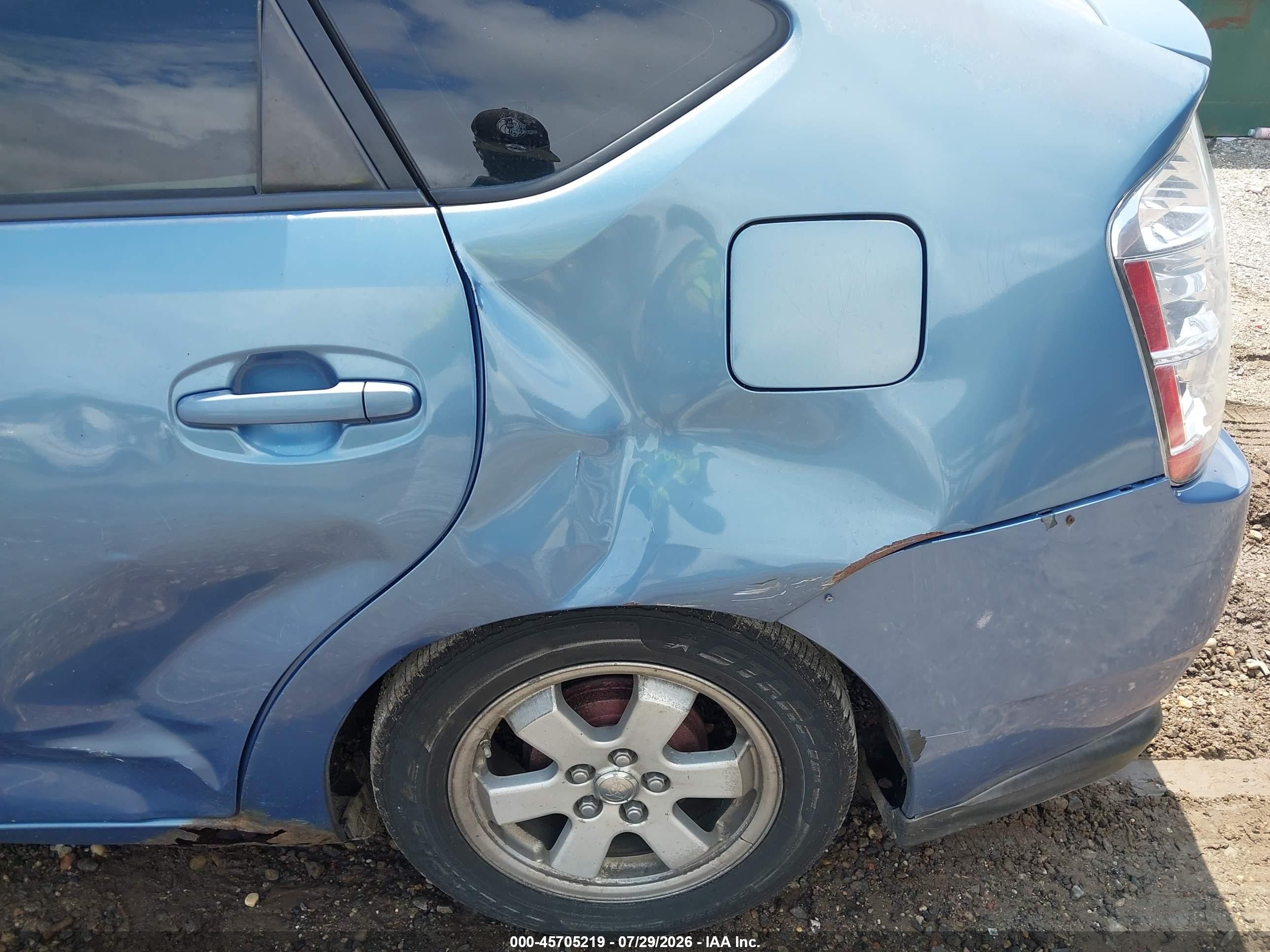 2007 Toyota Prius   Blue vin: JTDKB20U477575673