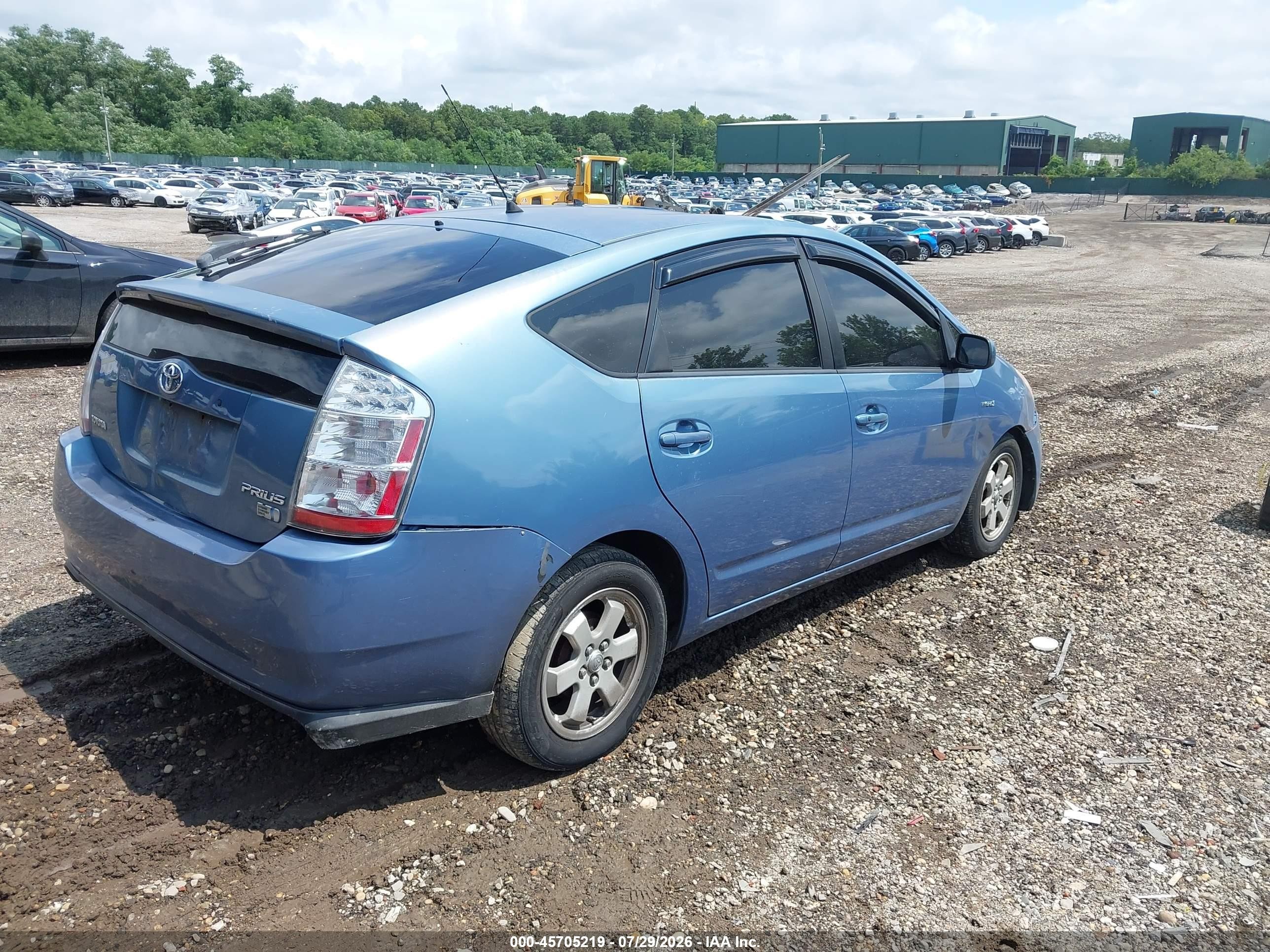 2007 Toyota Prius   Blue vin: JTDKB20U477575673