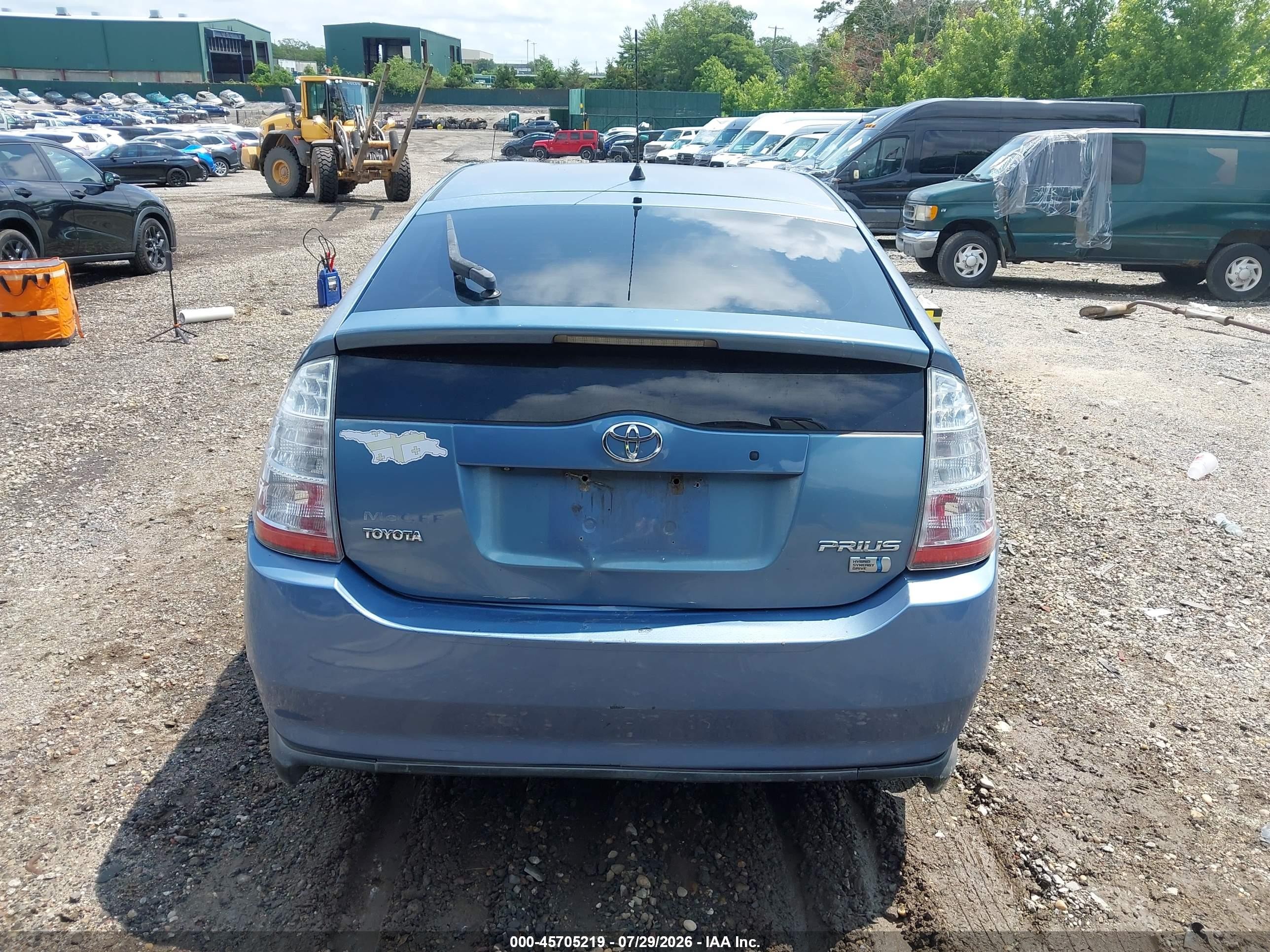 2007 Toyota Prius   Blue vin: JTDKB20U477575673