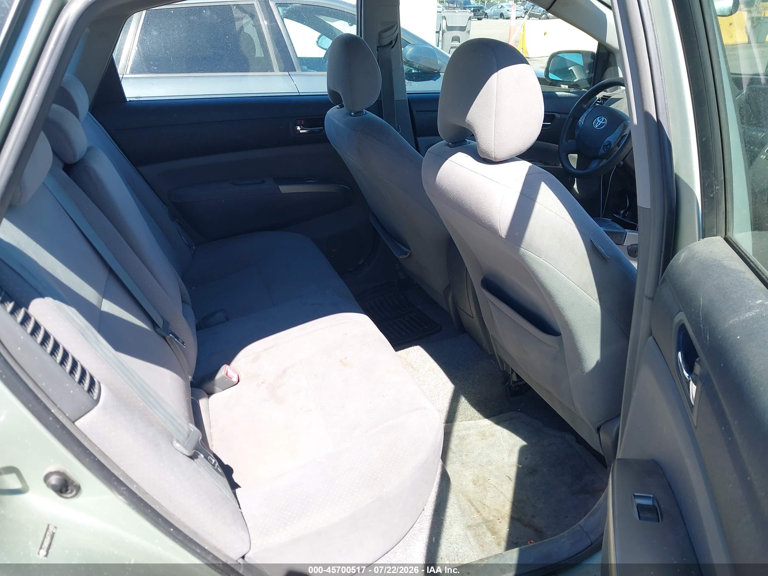 2007 Toyota Prius Зеленый vin: JTDKB20U477576435