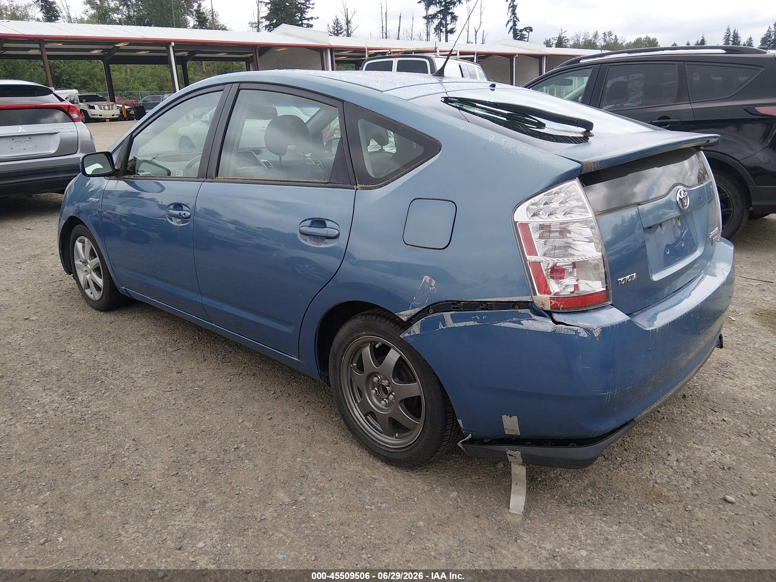 2007 Toyota Prius Touring Blue vin: JTDKB20U477578170