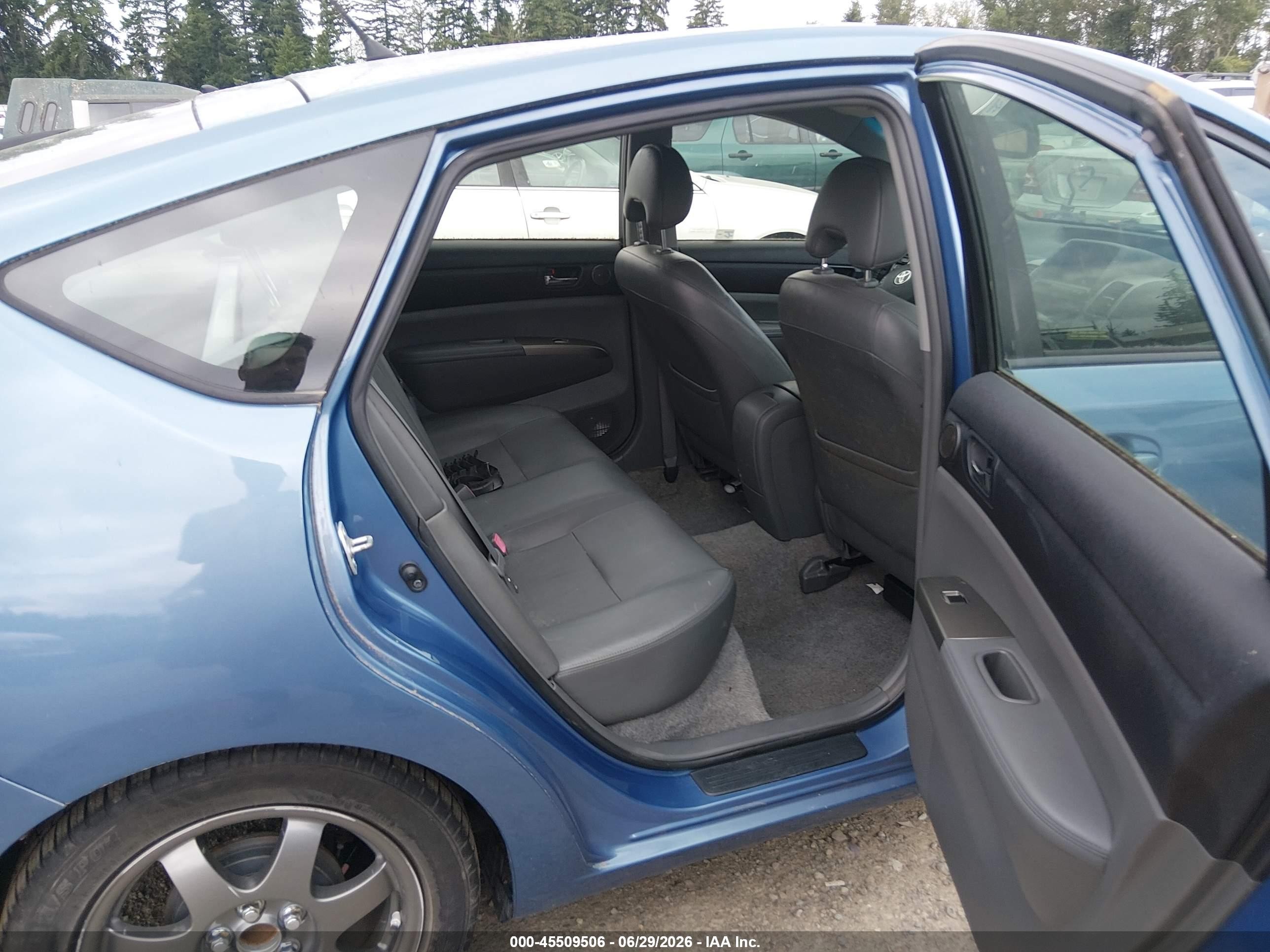 2007 Toyota Prius Touring Blue vin: JTDKB20U477578170