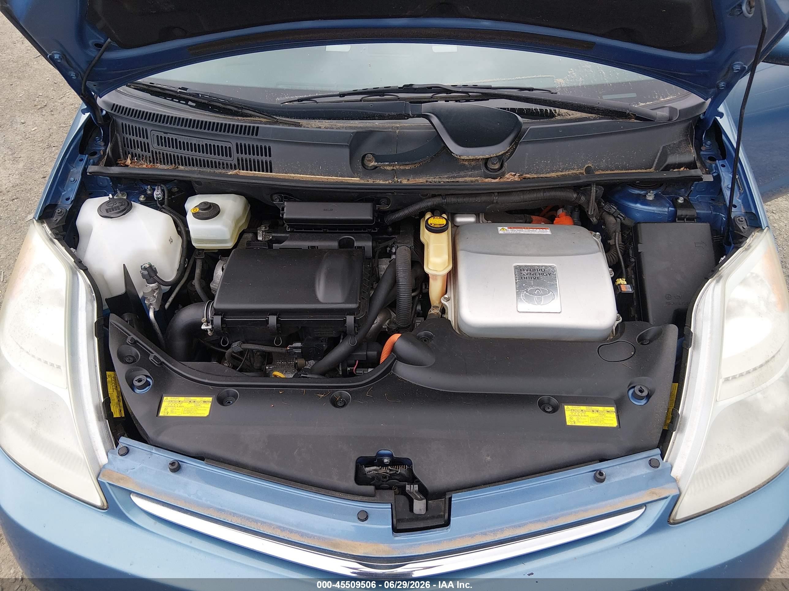 2007 Toyota Prius Touring Blue vin: JTDKB20U477578170