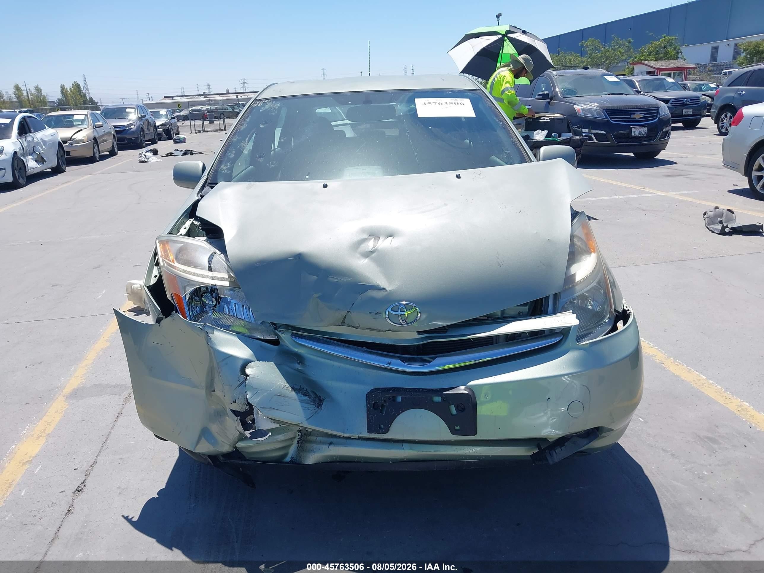 2007 Toyota Prius   Green vin: JTDKB20U477578959