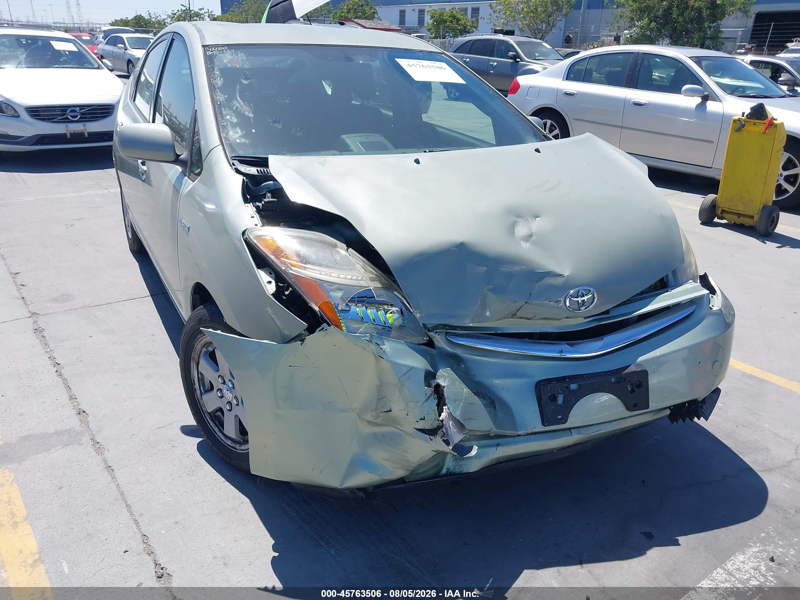2007 Toyota Prius   Green vin: JTDKB20U477578959