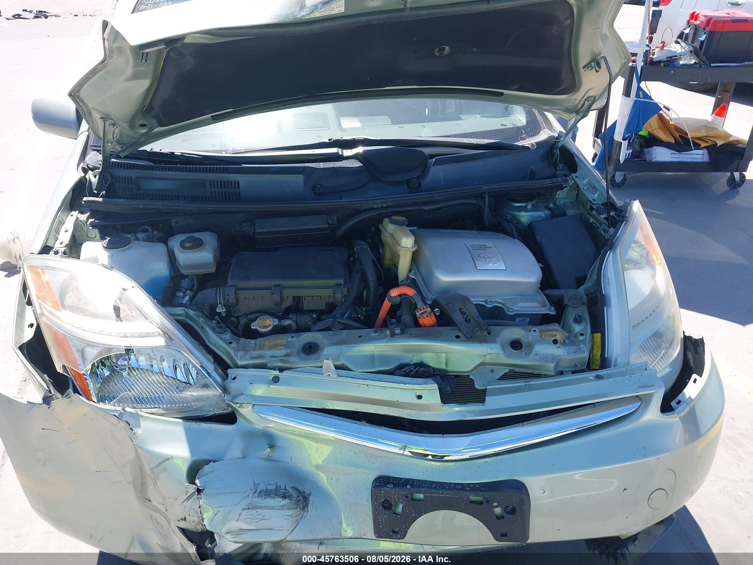 2007 Toyota Prius   Green vin: JTDKB20U477578959
