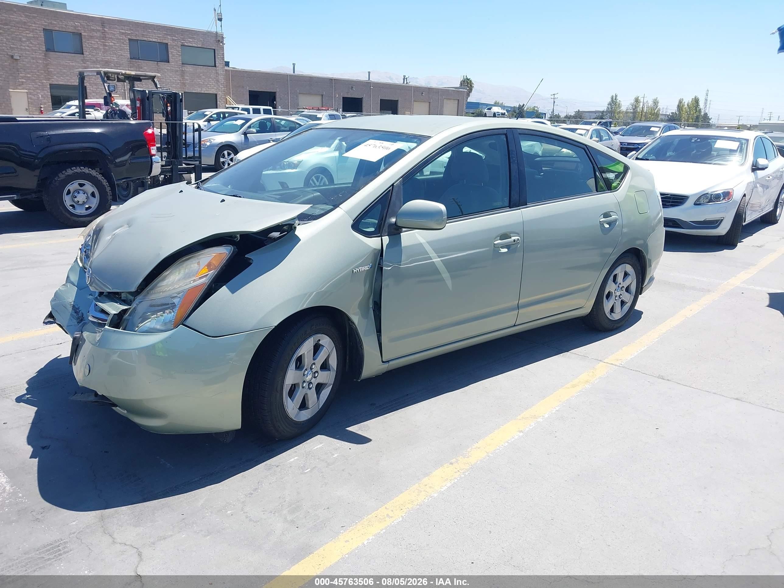2007 Toyota Prius   Green vin: JTDKB20U477578959