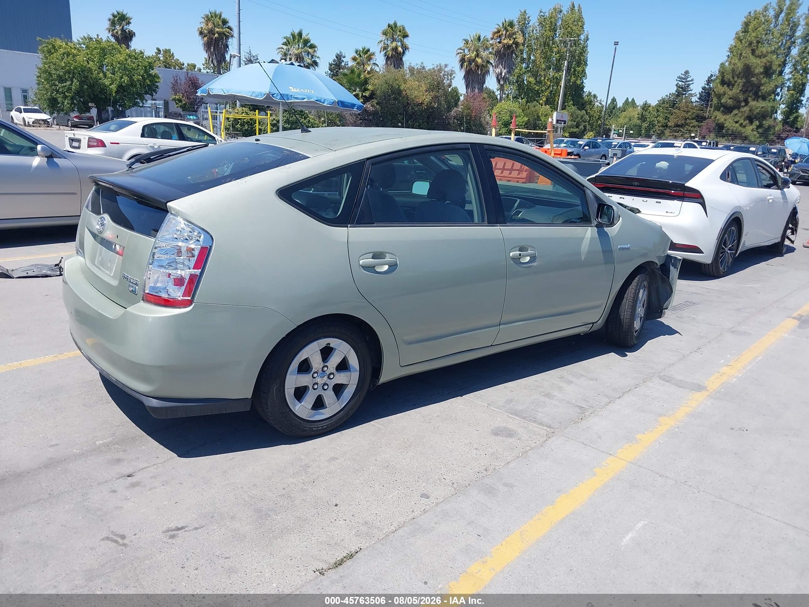 2007 Toyota Prius   Green vin: JTDKB20U477578959