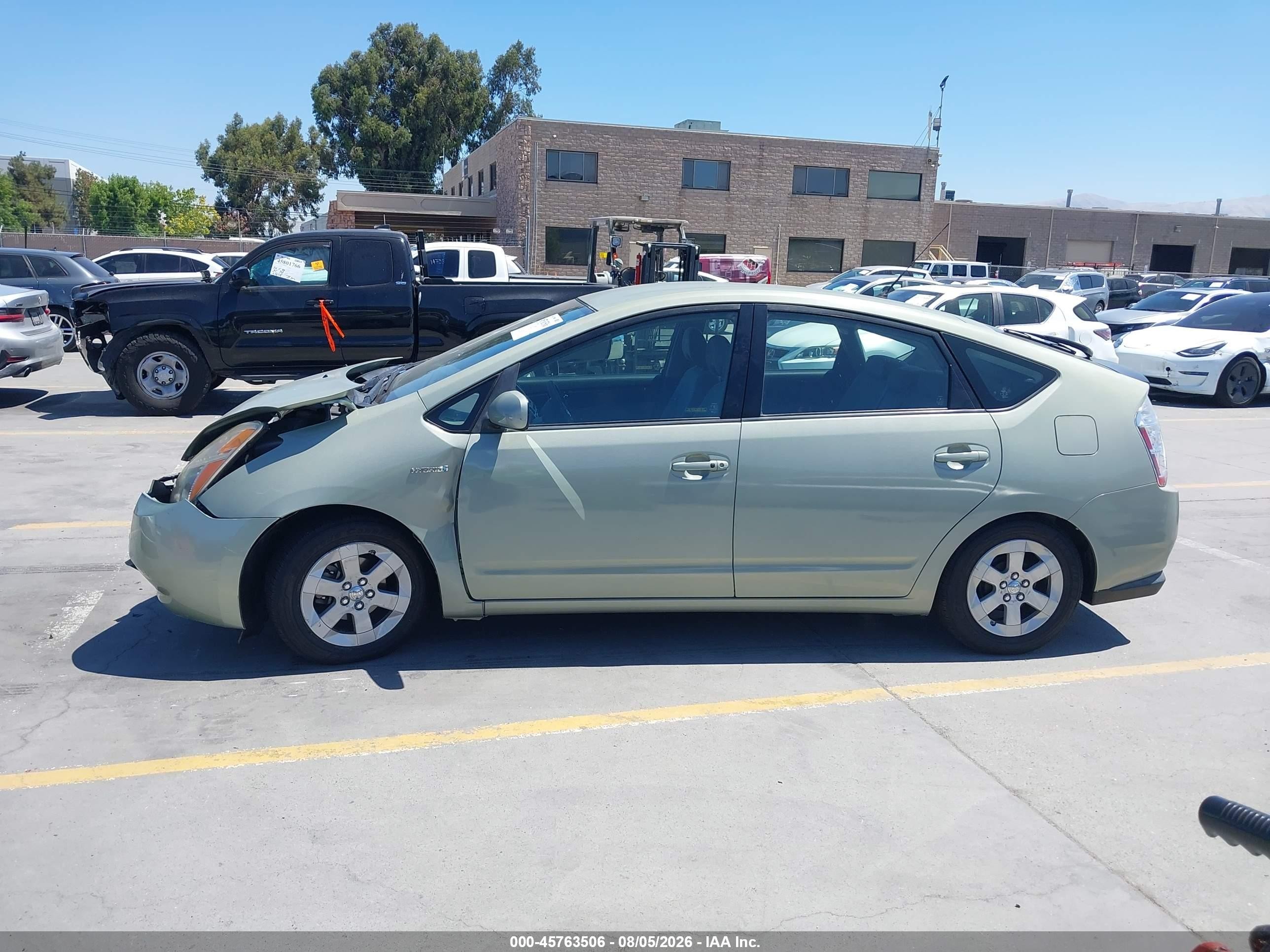 2007 Toyota Prius   Green vin: JTDKB20U477578959