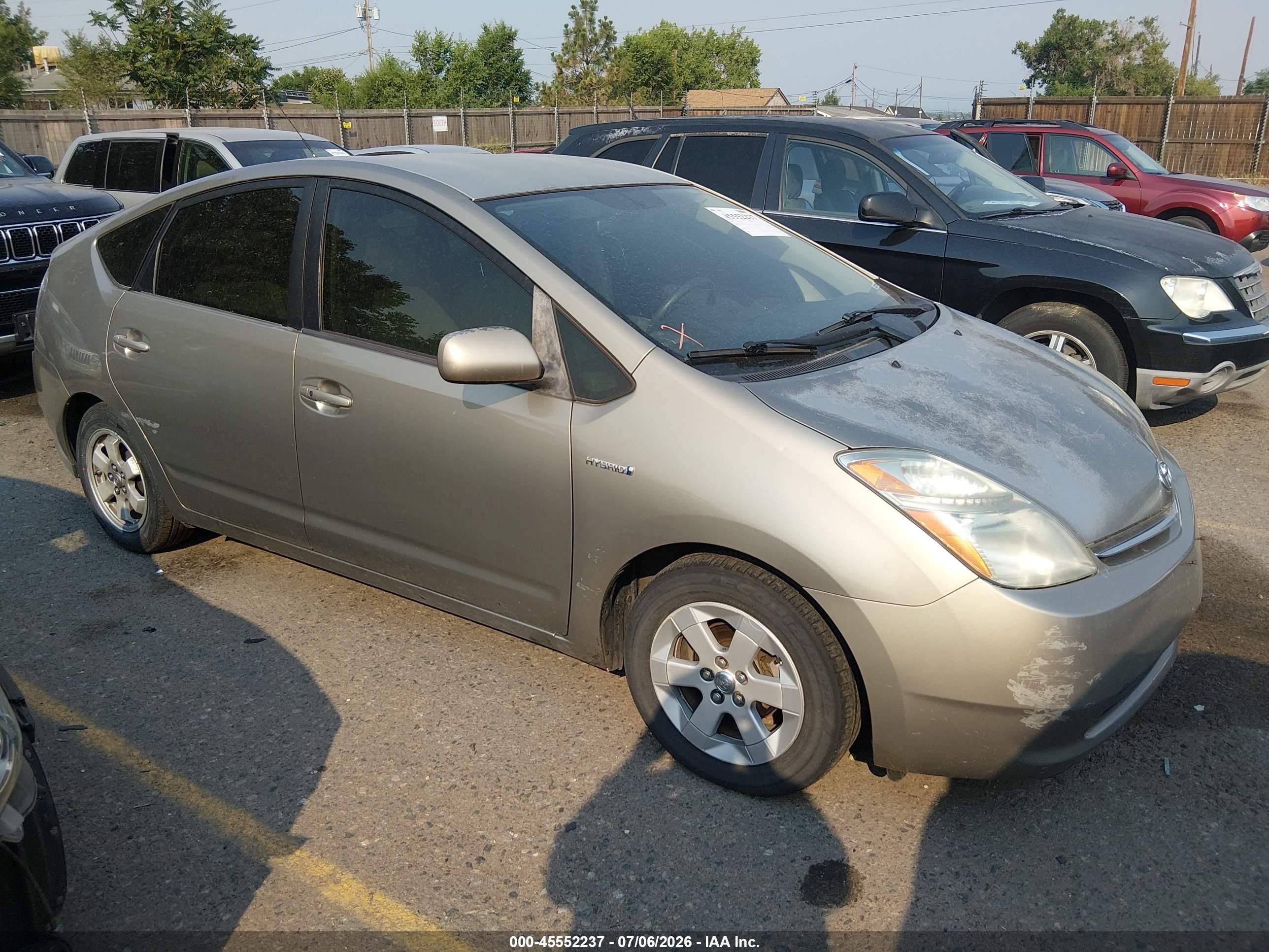 2007 Toyota Prius   Gold vin: JTDKB20U477580484