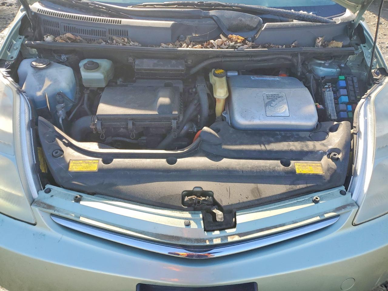 2007 Toyota Prius Base Green vin: JTDKB20U477593283