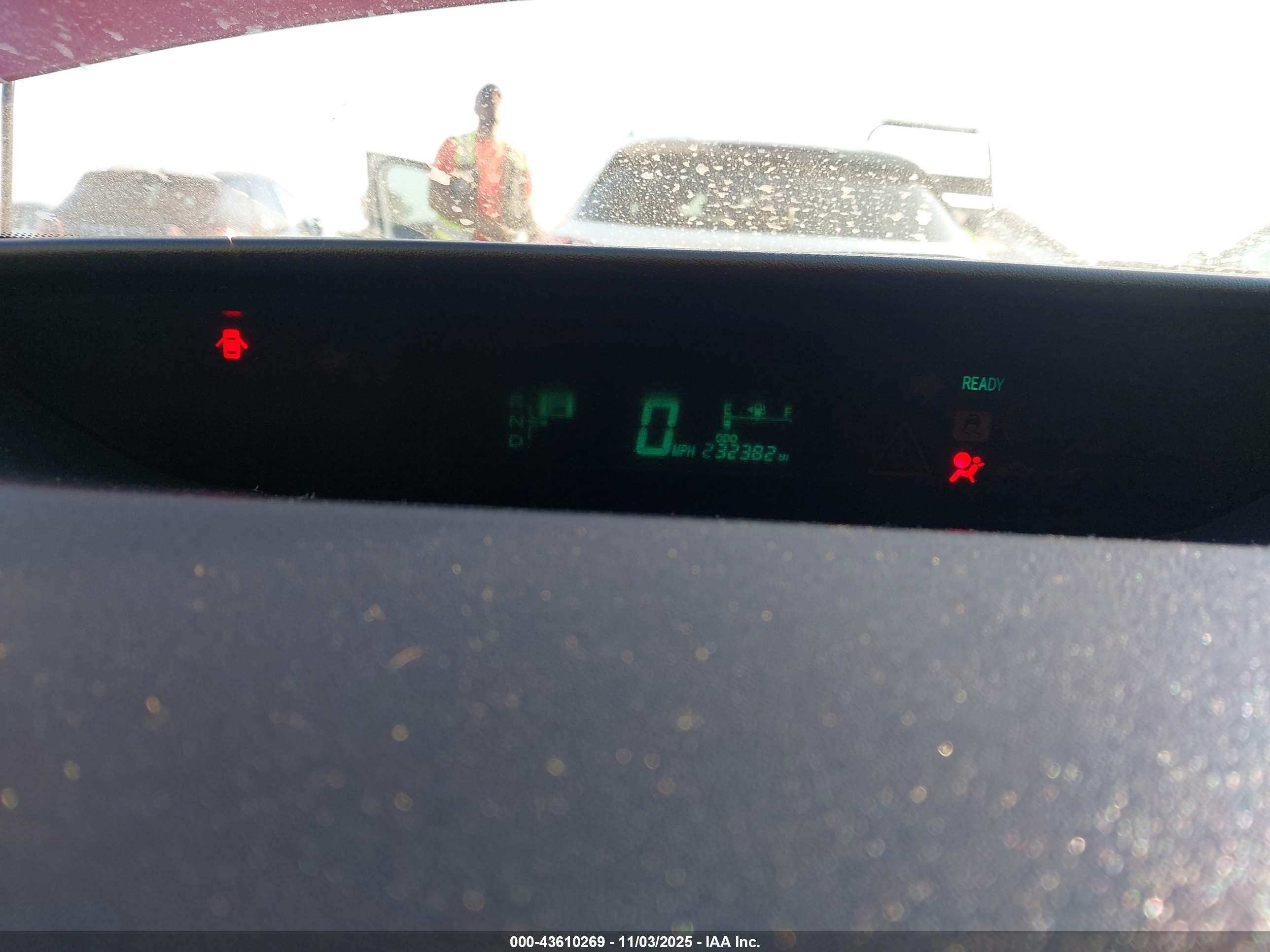 2007 Toyota Prius   Красный vin: JTDKB20U477612835