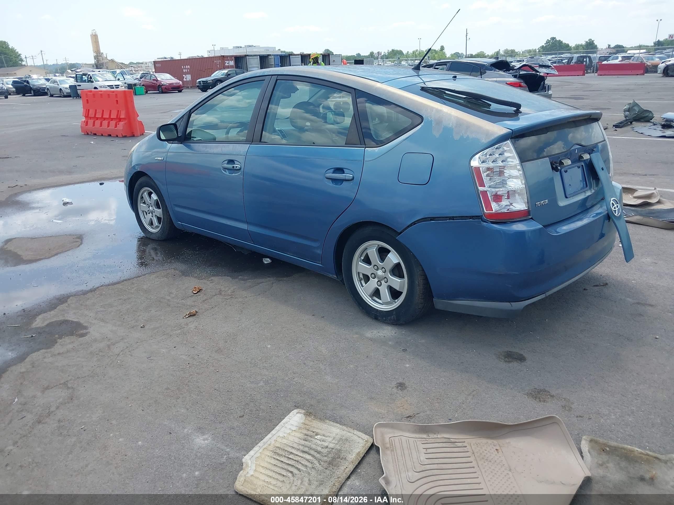 2007 Toyota Prius   Blue vin: JTDKB20U477613855