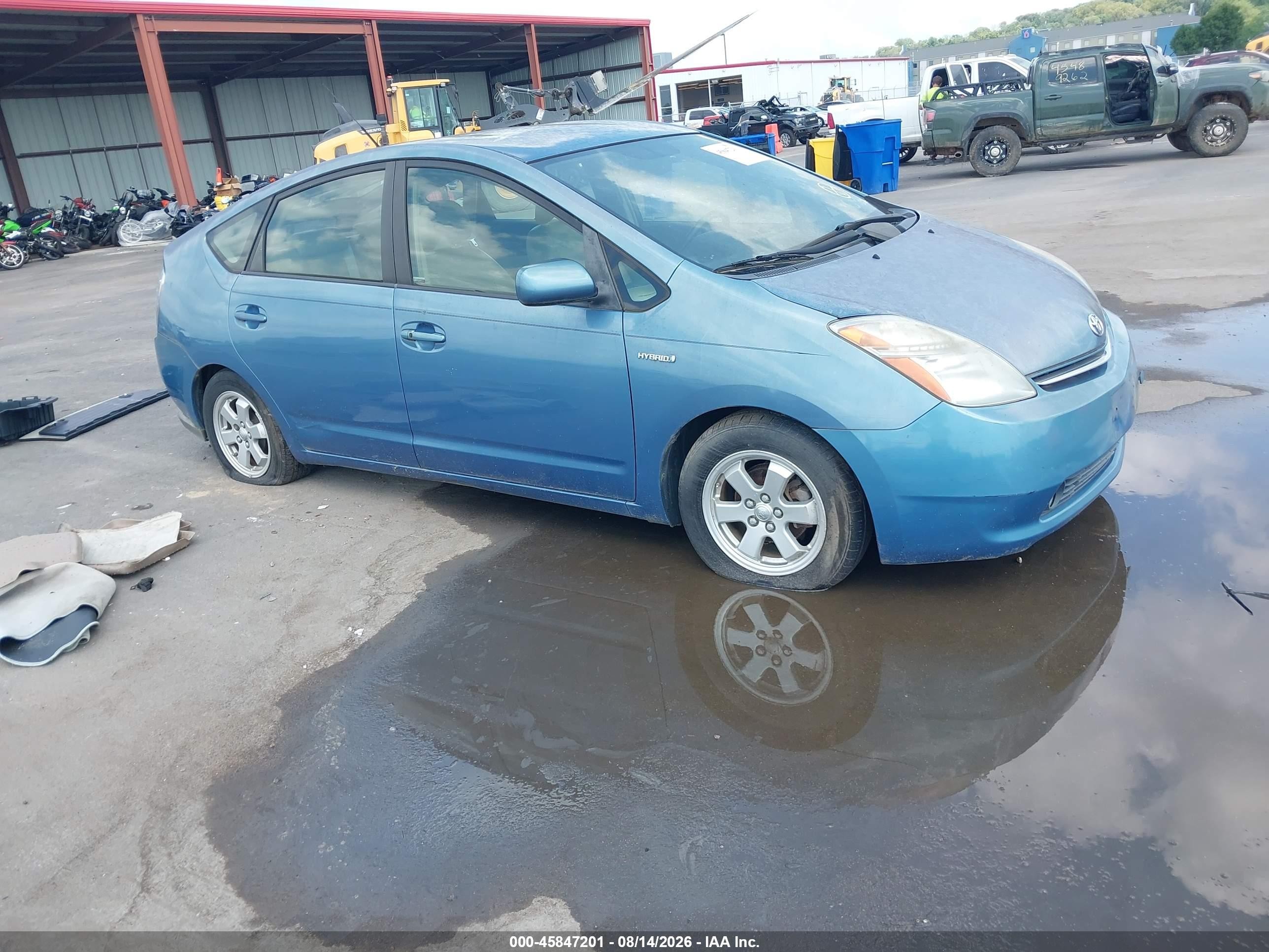 2007 Toyota Prius   Blue vin: JTDKB20U477613855