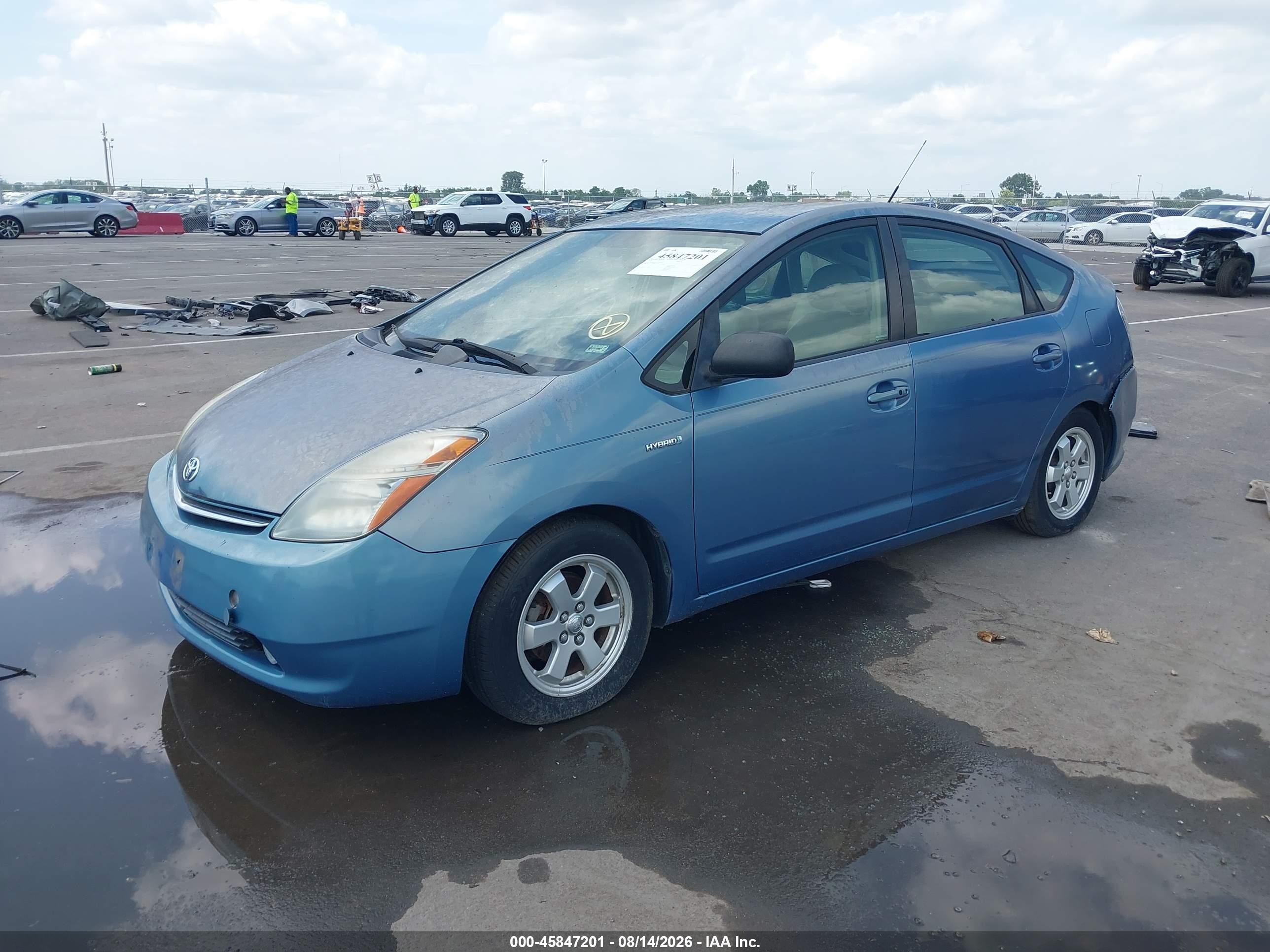 2007 Toyota Prius   Blue vin: JTDKB20U477613855