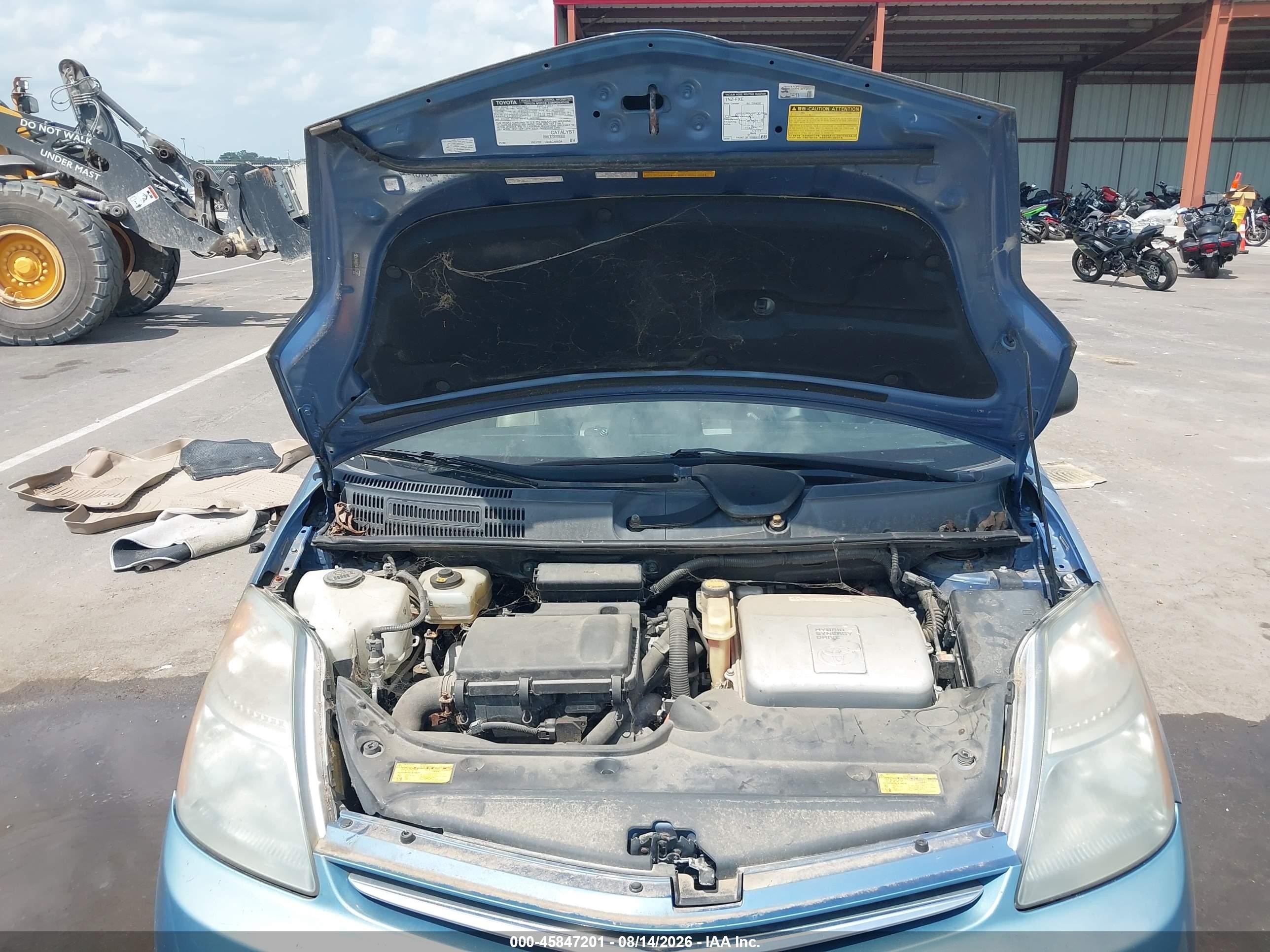 2007 Toyota Prius   Blue vin: JTDKB20U477613855