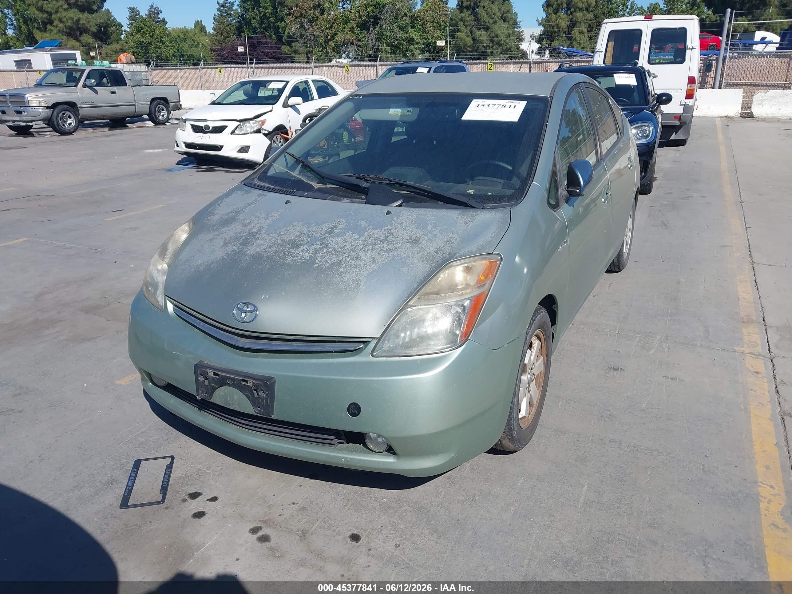2007 Toyota Prius   Green vin: JTDKB20U477624645